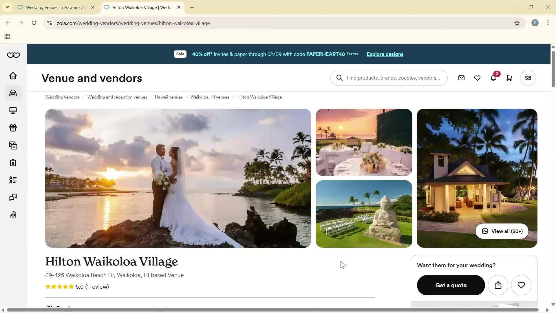 Filtering and sorting screenshot