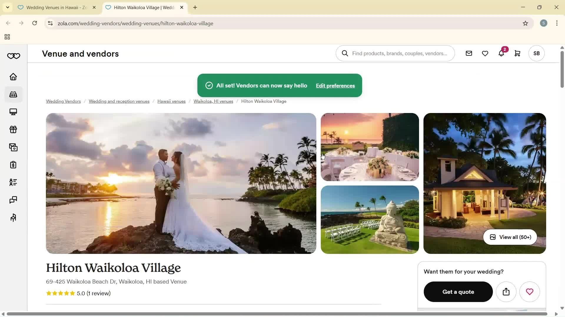 Filtering and sorting screenshot