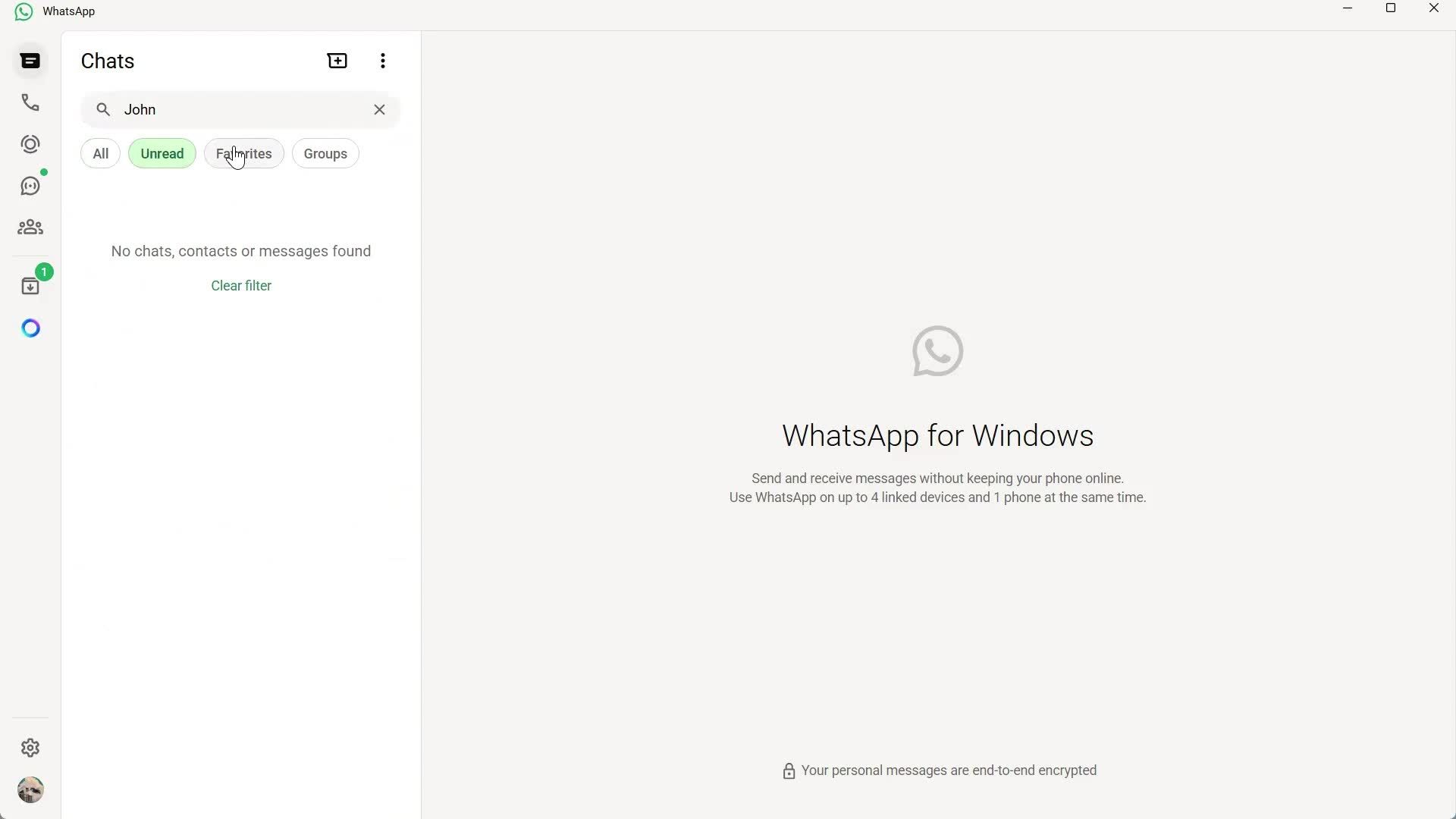 Searching screenshot