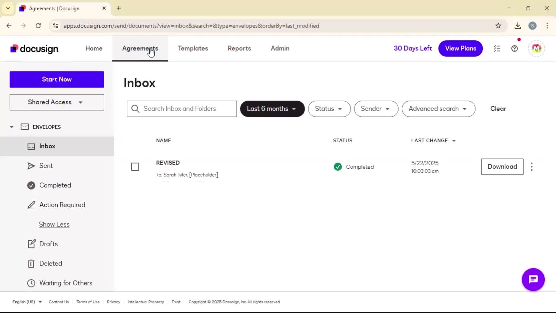 Searching screenshot