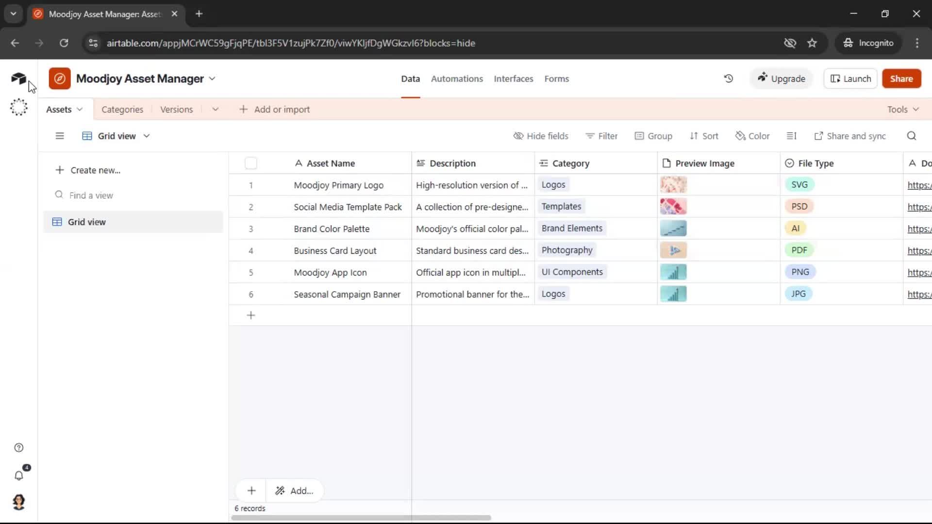 Searching screenshot