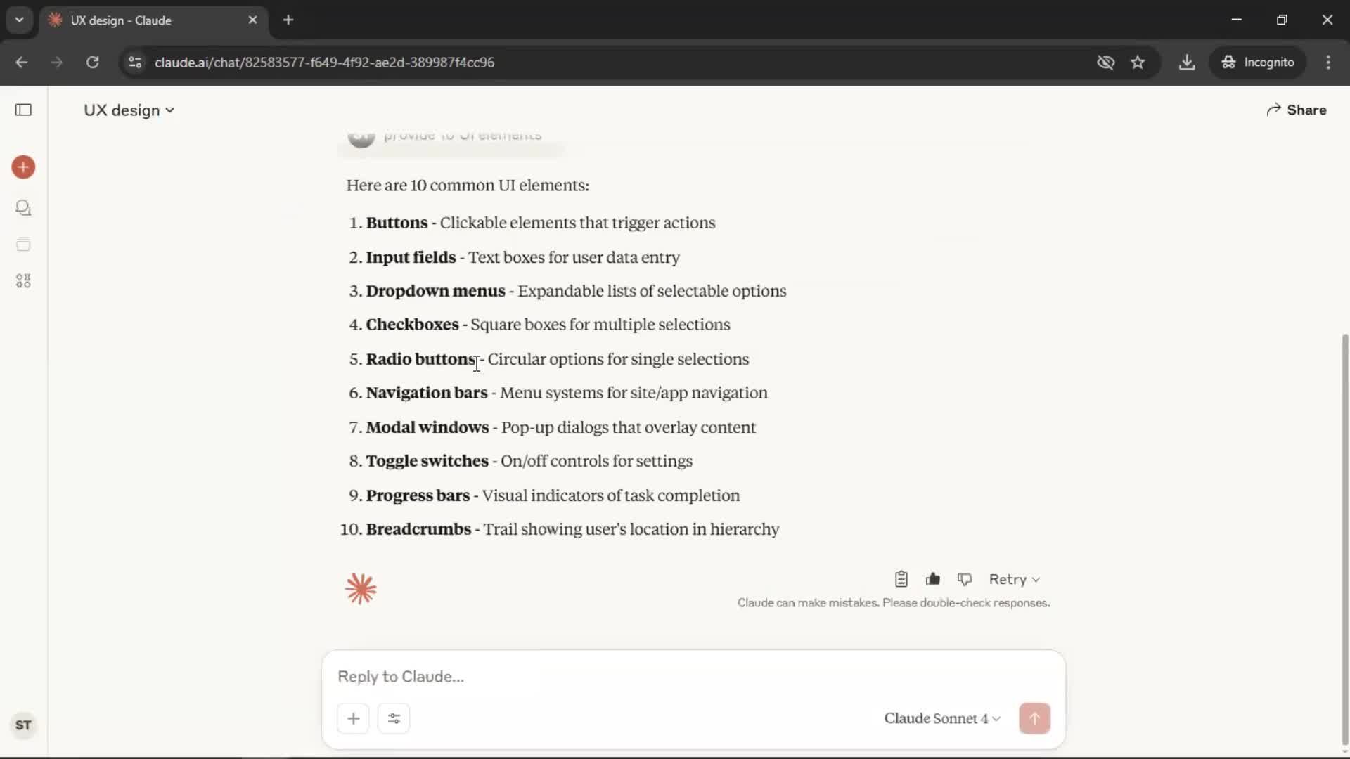 Searching screenshot