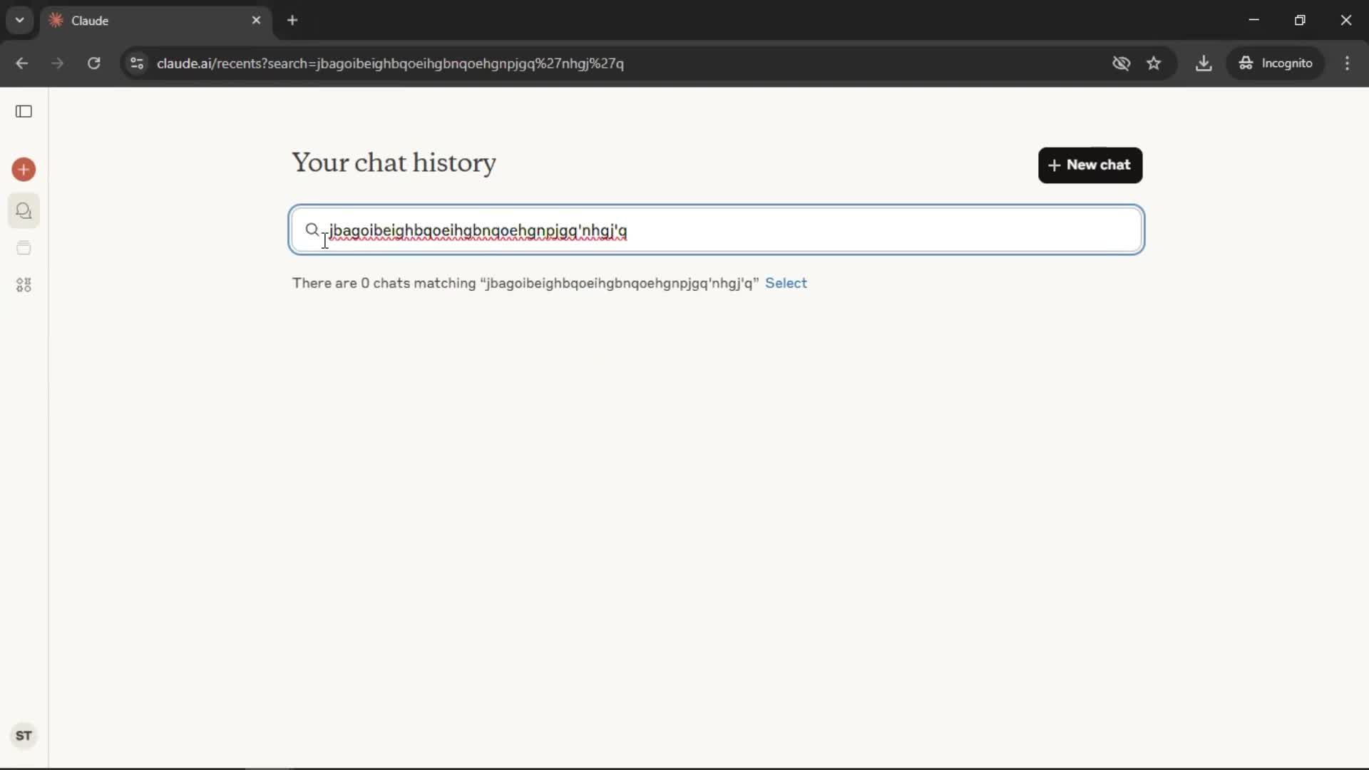 Searching screenshot