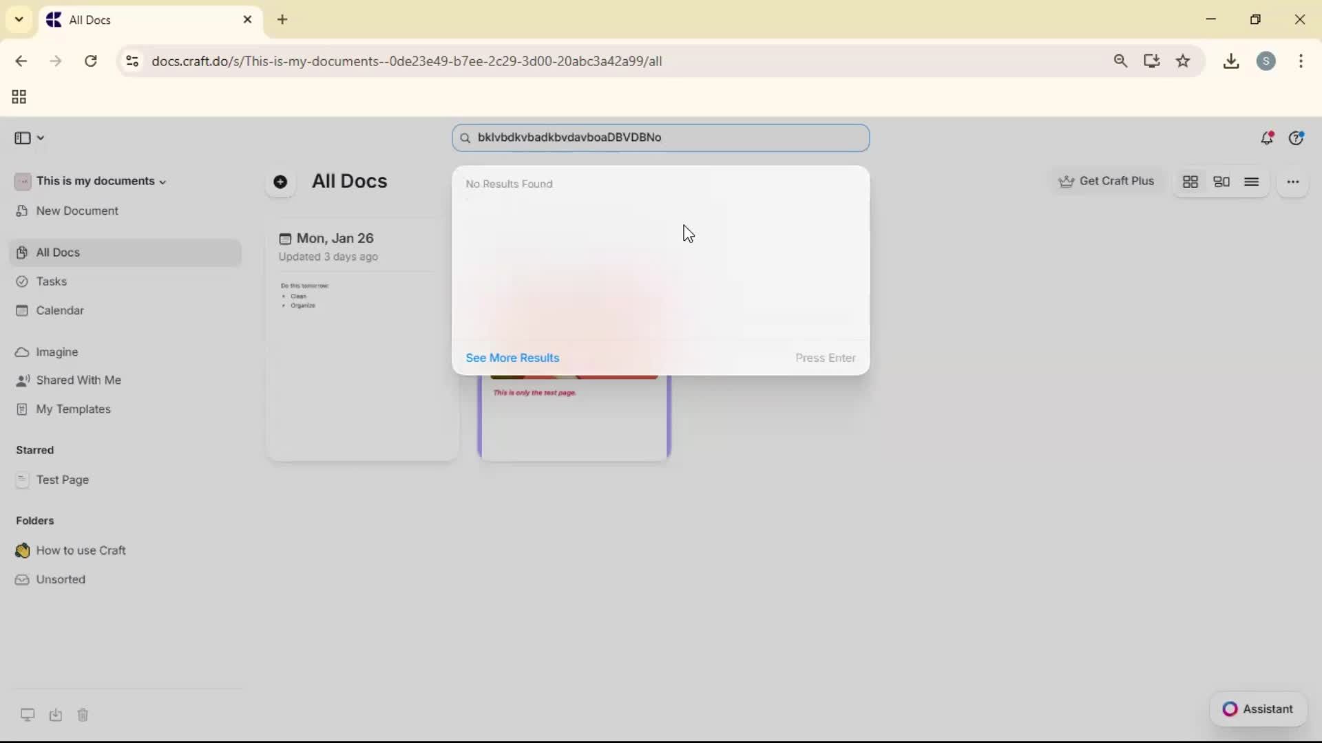 Searching screenshot