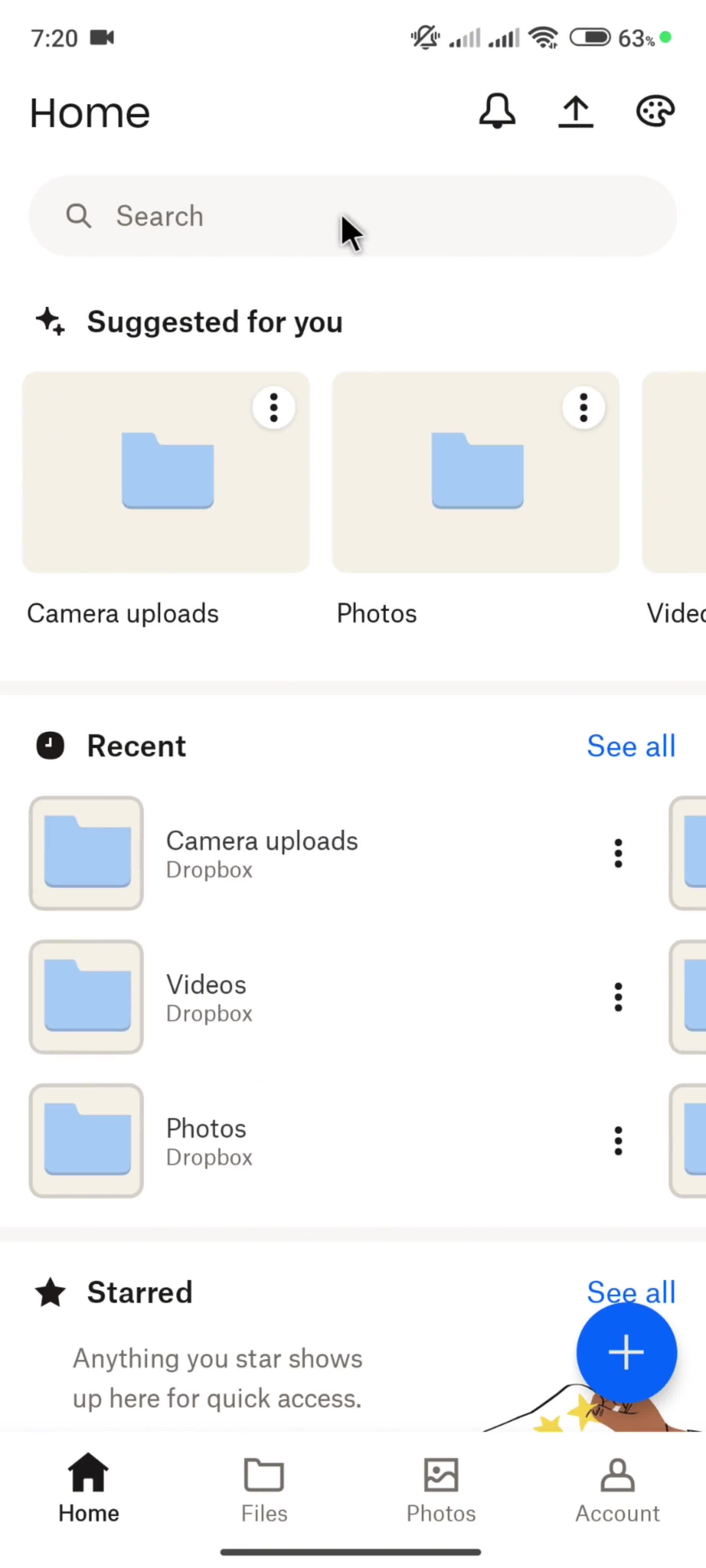 Searching screenshot