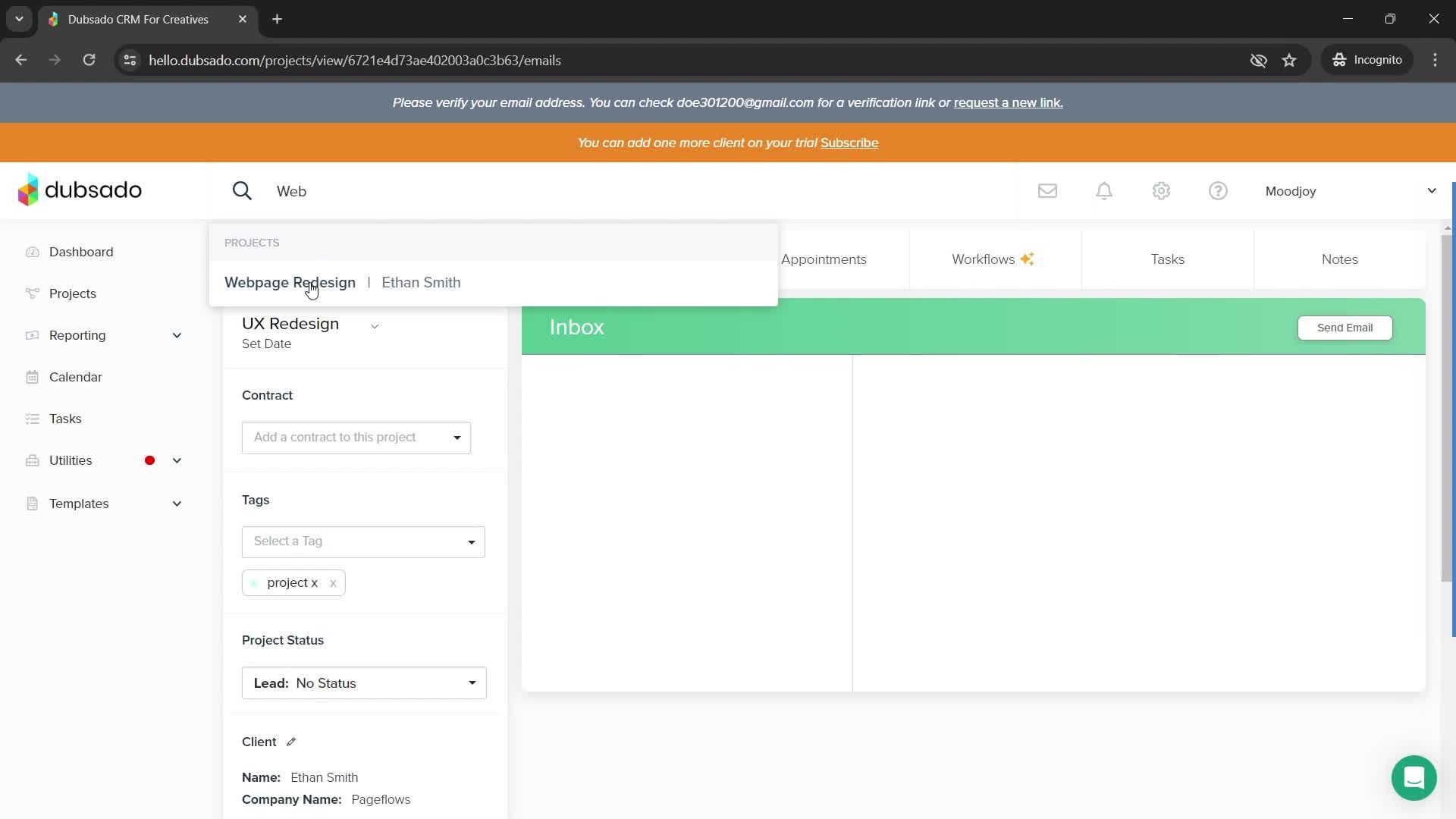 Searching screenshot