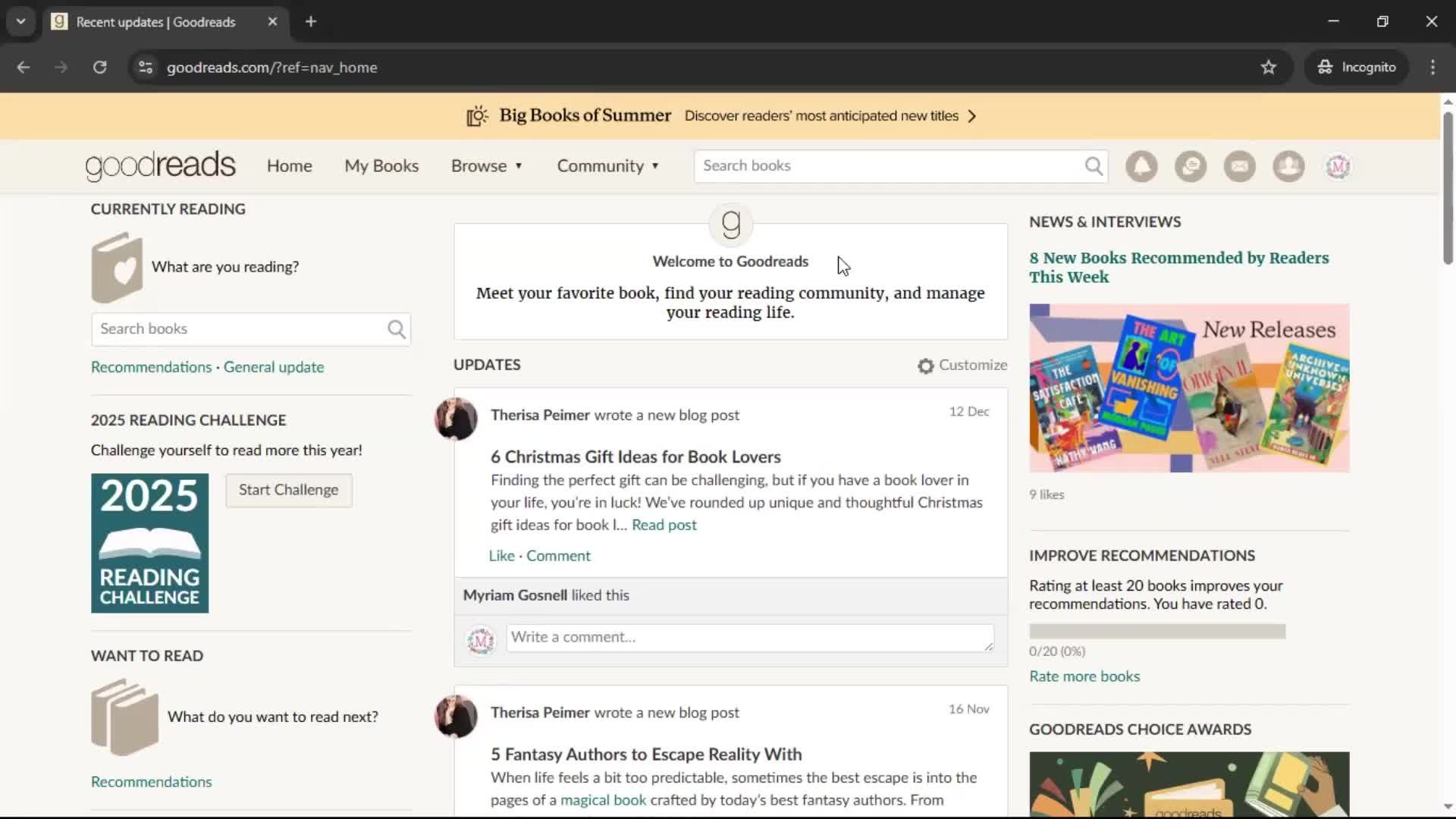 Searching screenshot