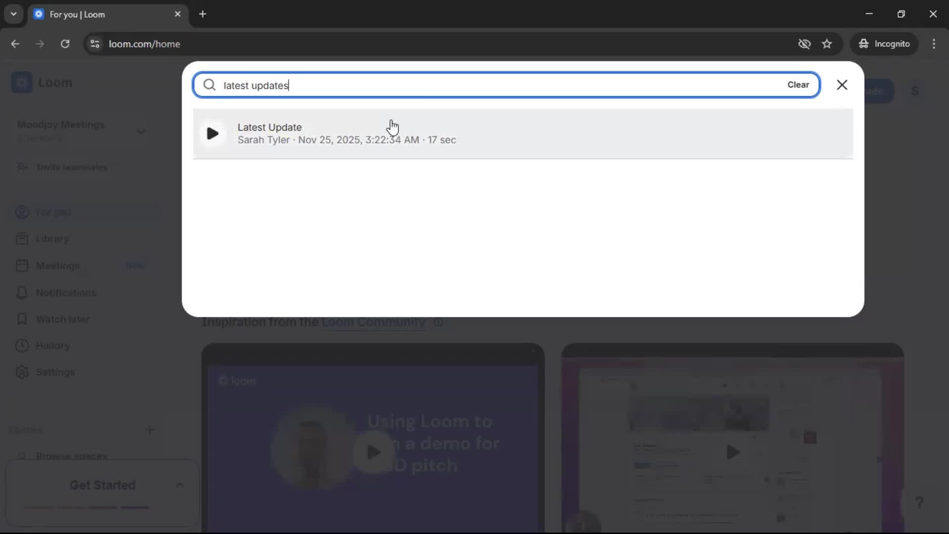 Searching on Loom video thumbnail