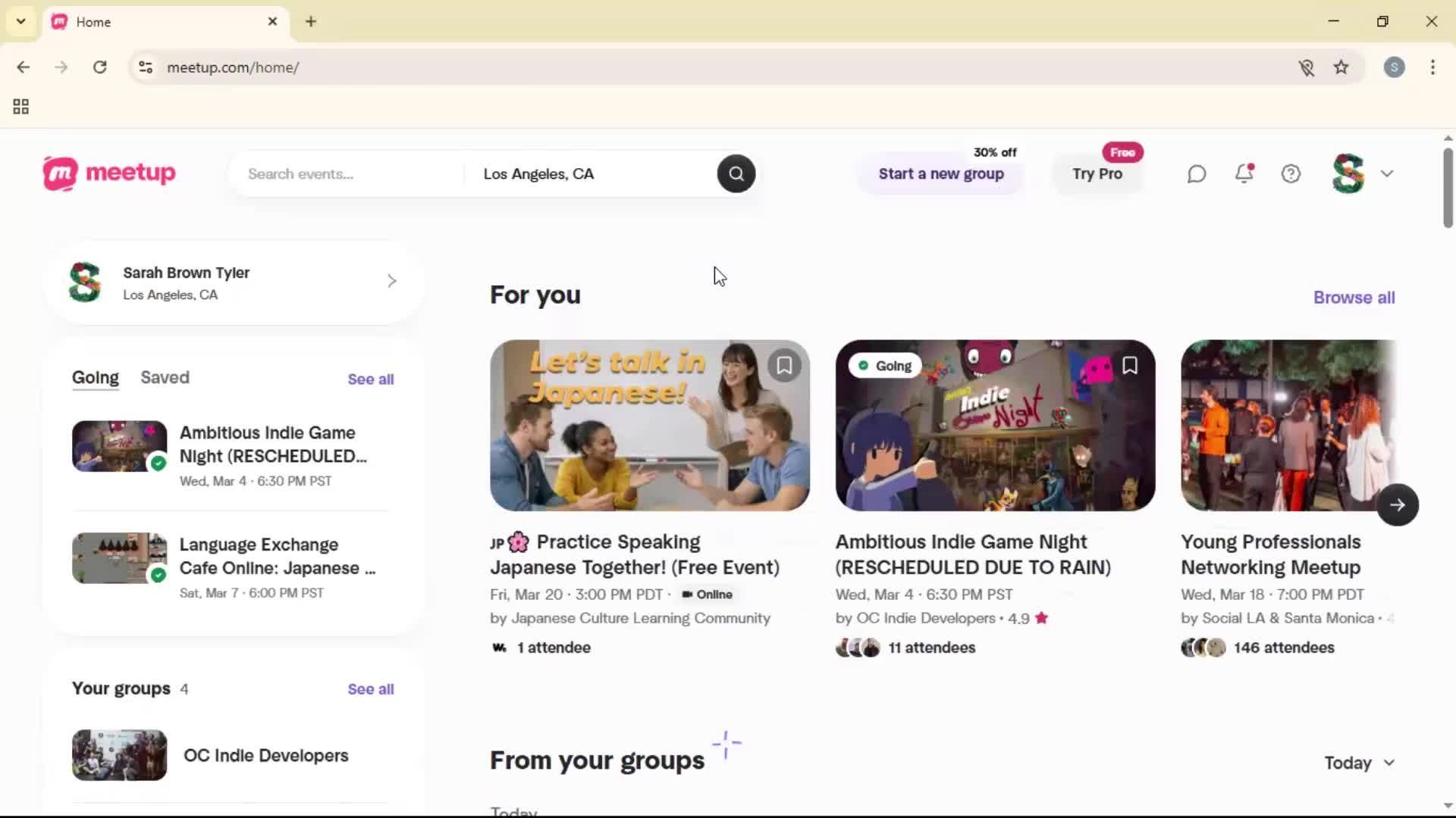 Searching on Meetup video thumbnail