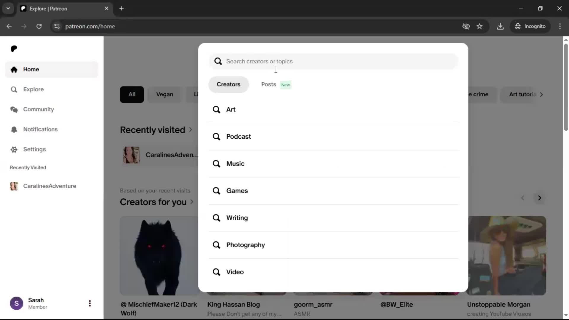 Searching on Patreon video thumbnail