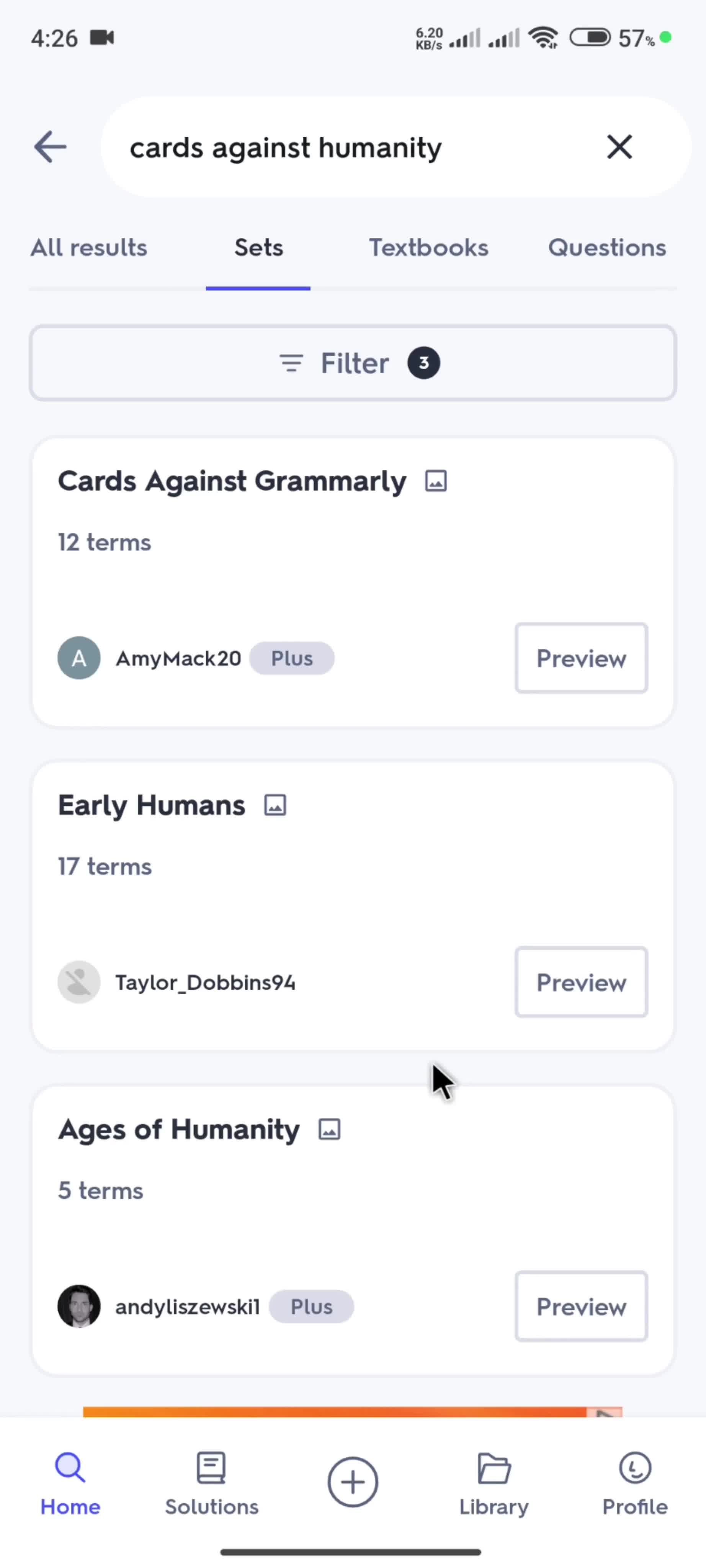 Searching on Quizlet video thumbnail