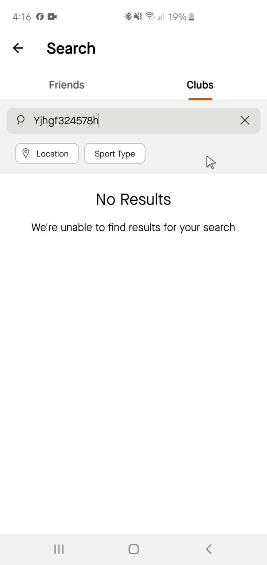 Searching screenshot