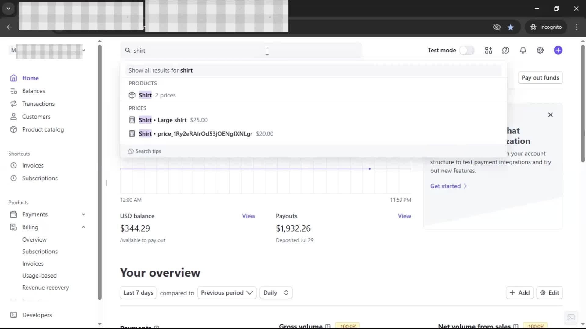 Searching on Stripe video thumbnail