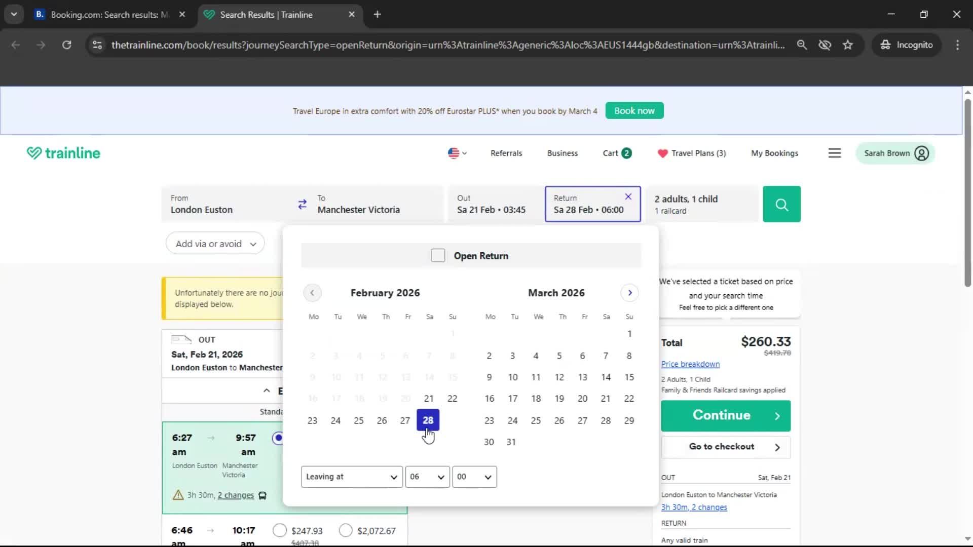 Searching screenshot
