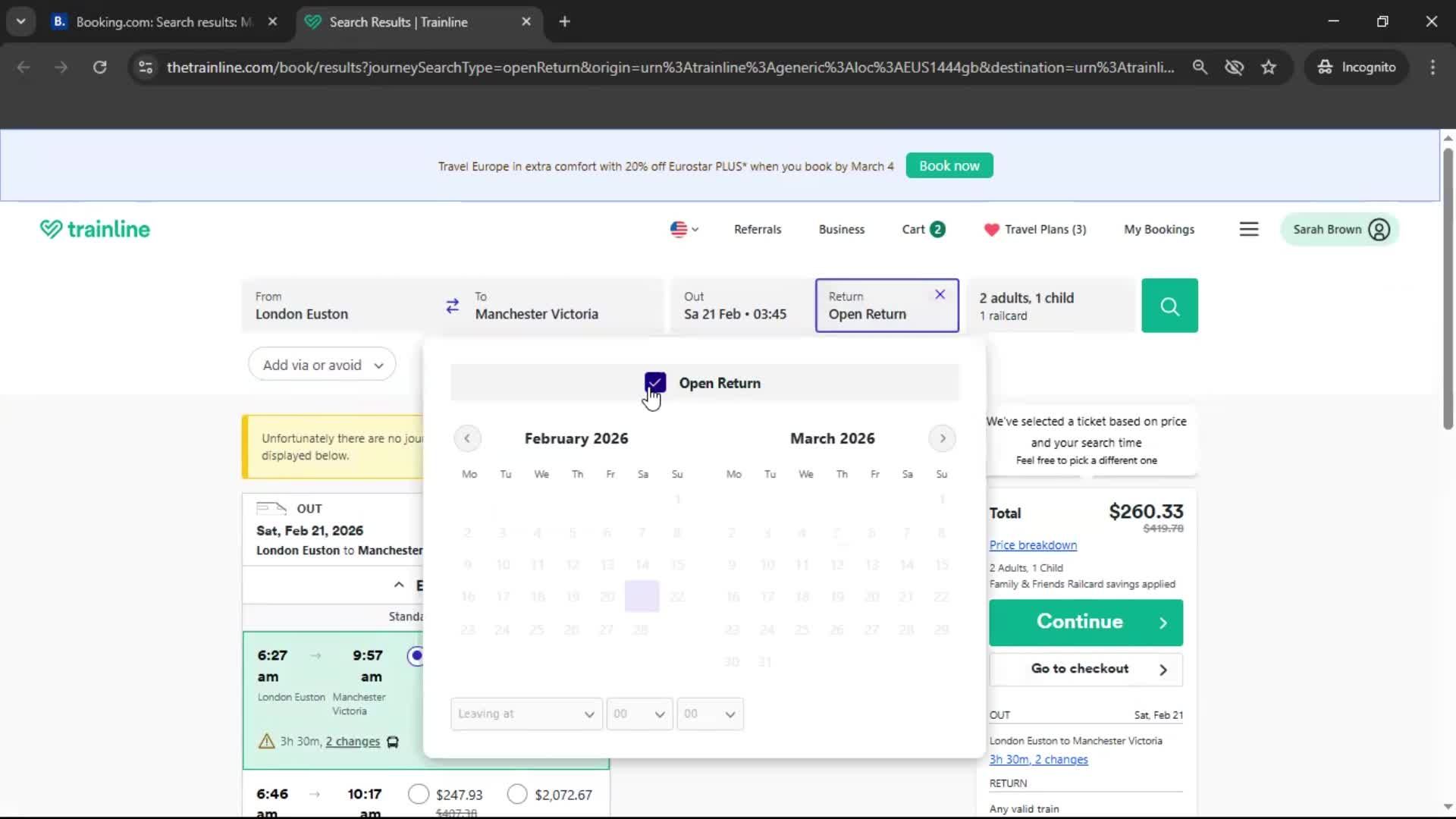 Searching screenshot