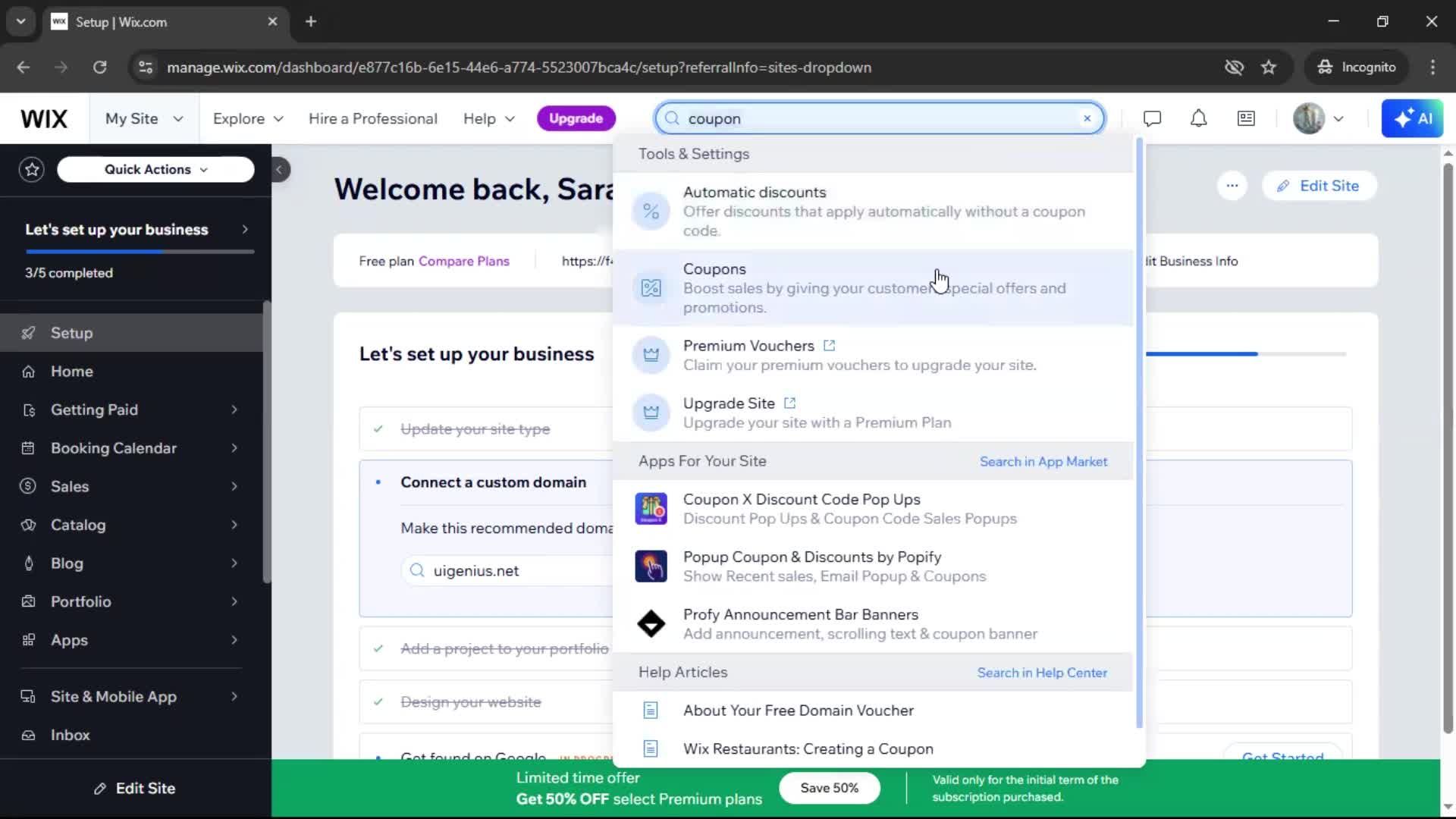 Searching on Wix video thumbnail