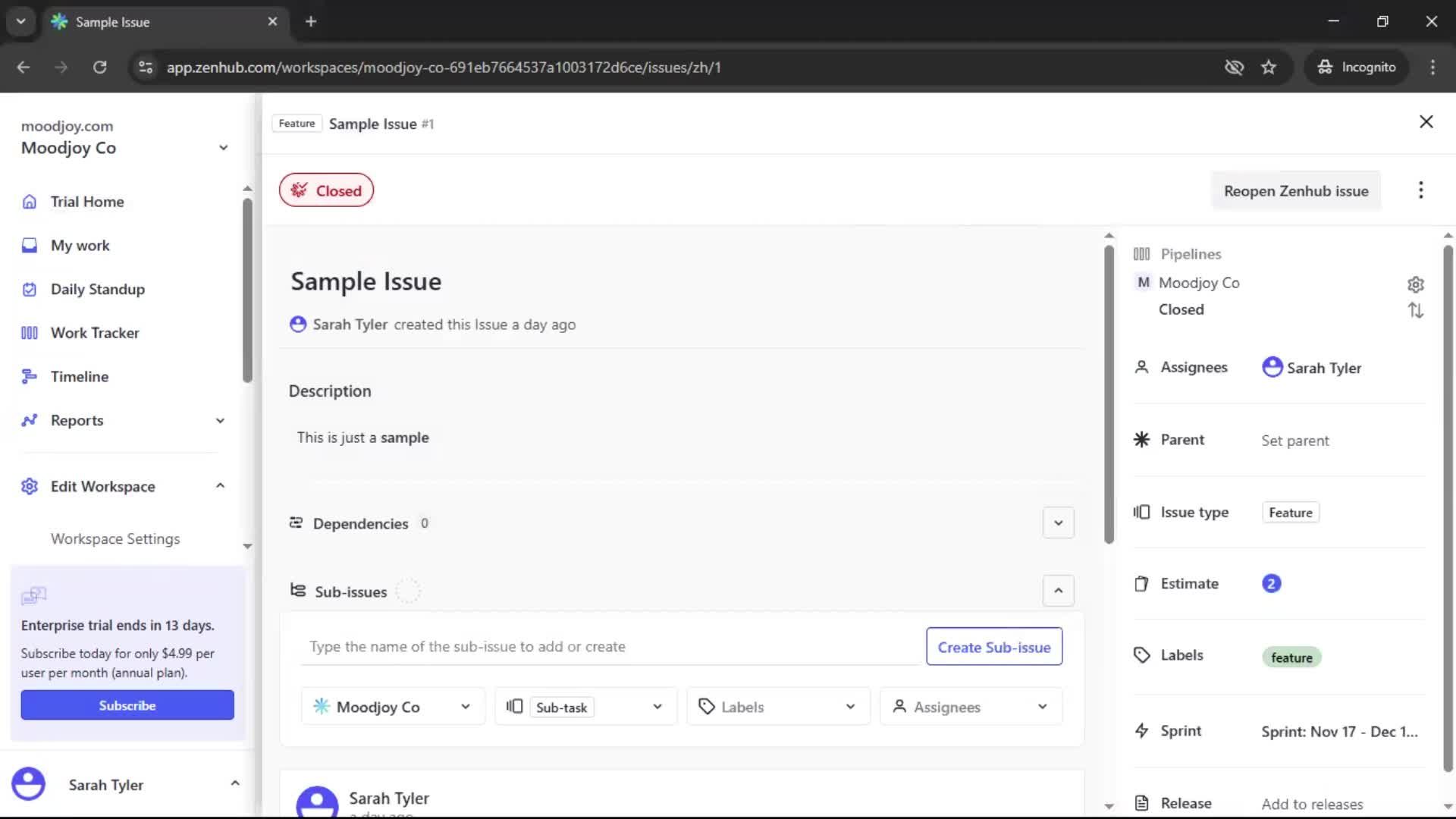 Searching screenshot