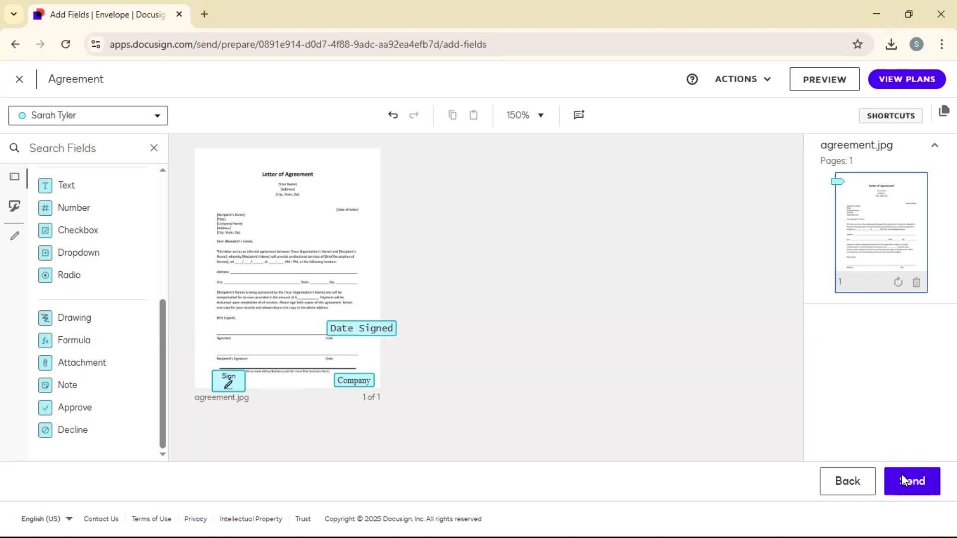 Requesting a signature on Docusign video thumbnail