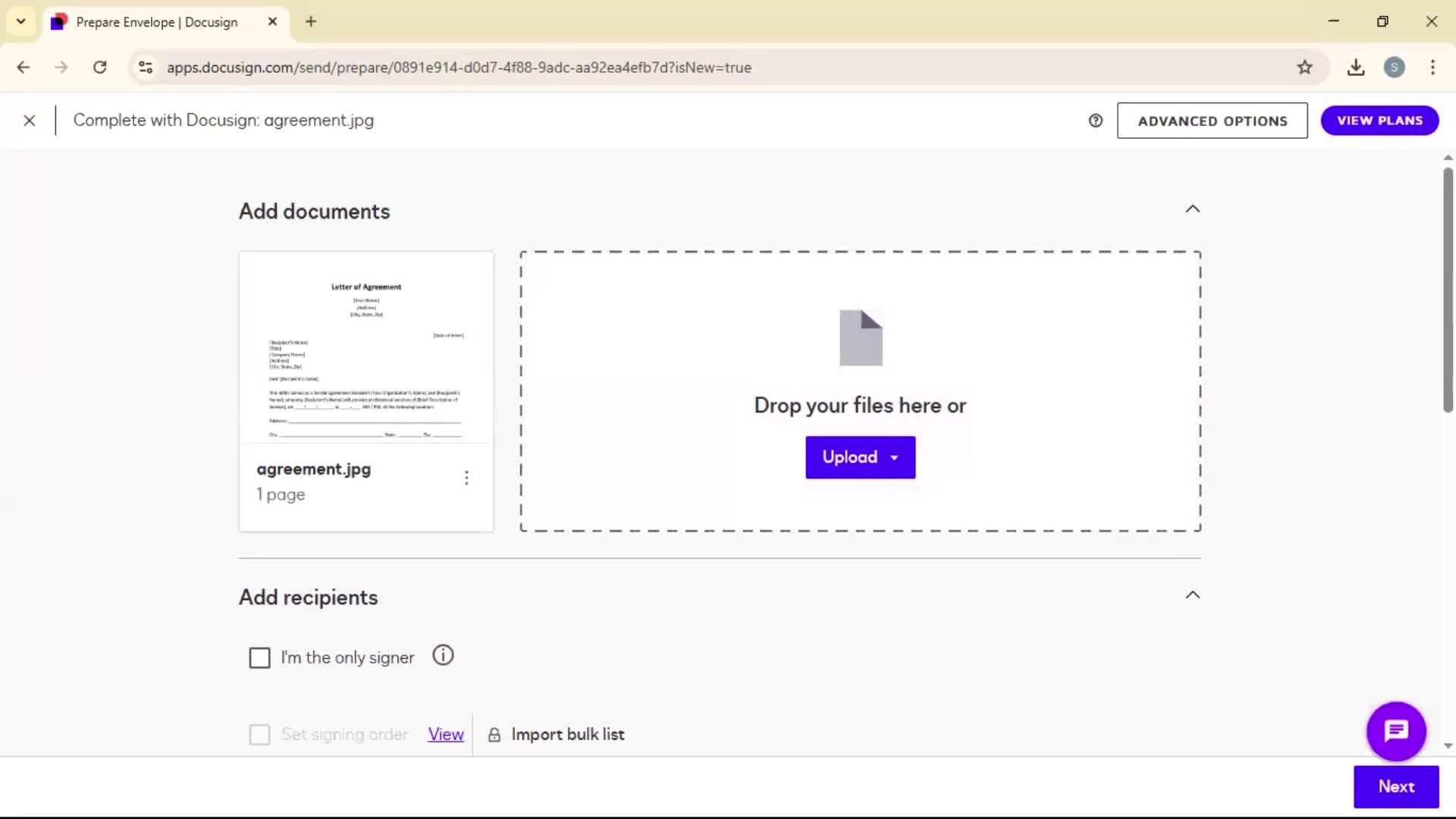 Requesting a signature on Docusign video thumbnail