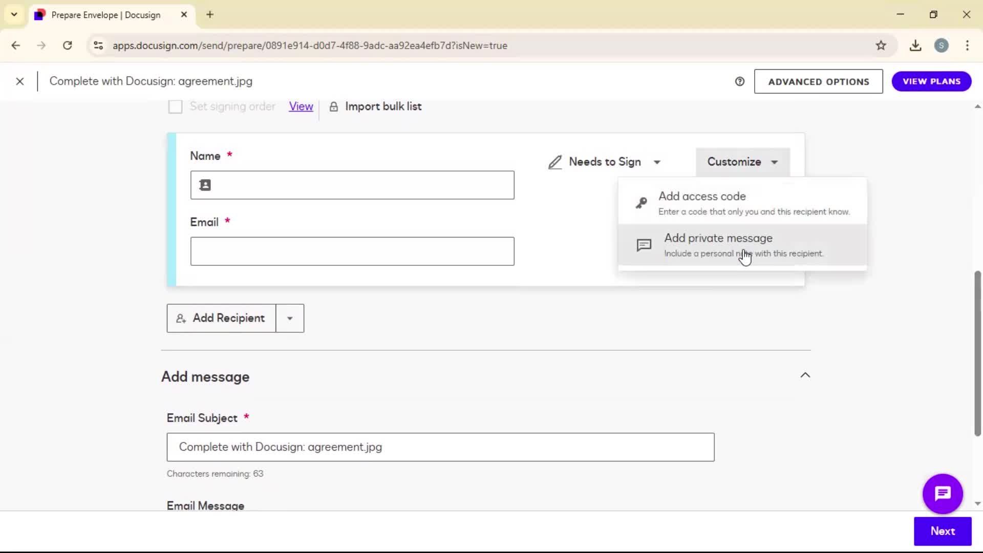 Requesting a signature on Docusign video thumbnail