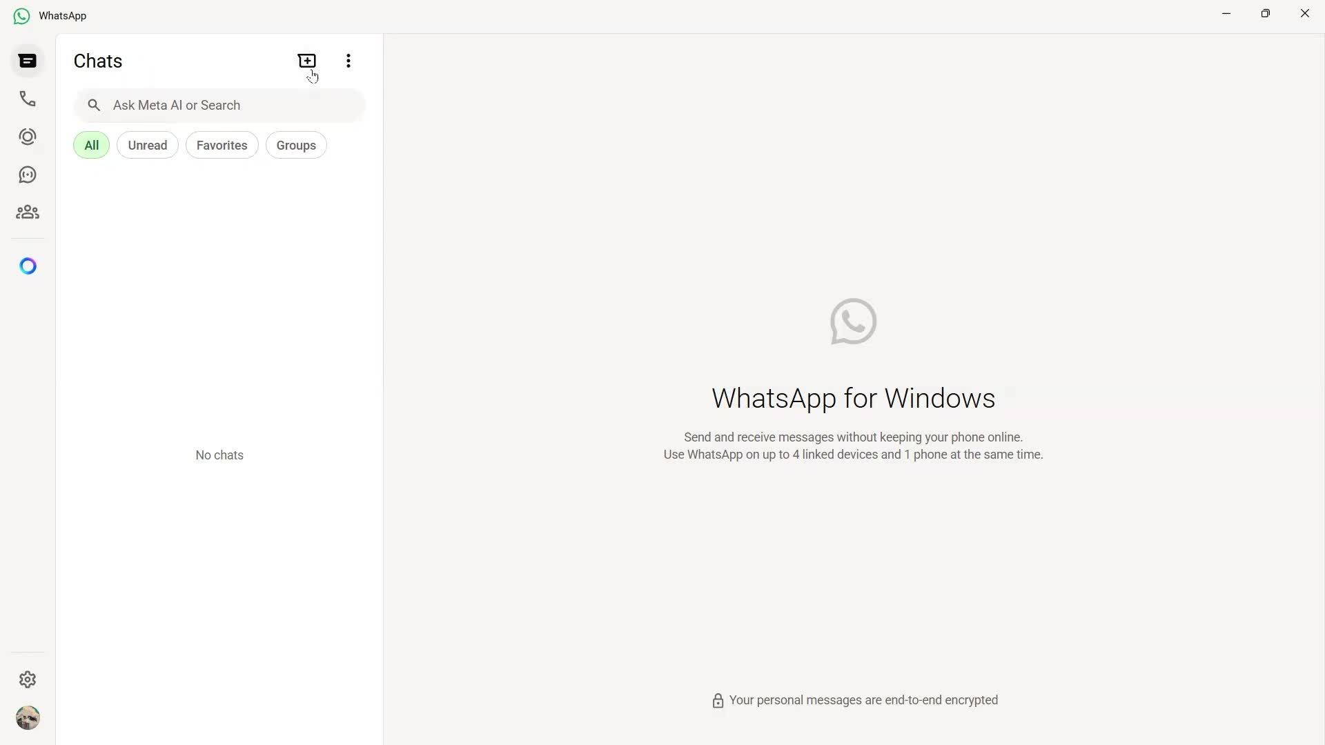 Sending messages screenshot