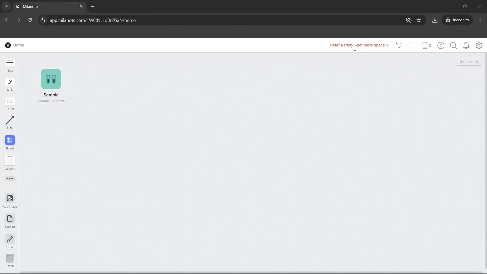 Inviting people screenshot