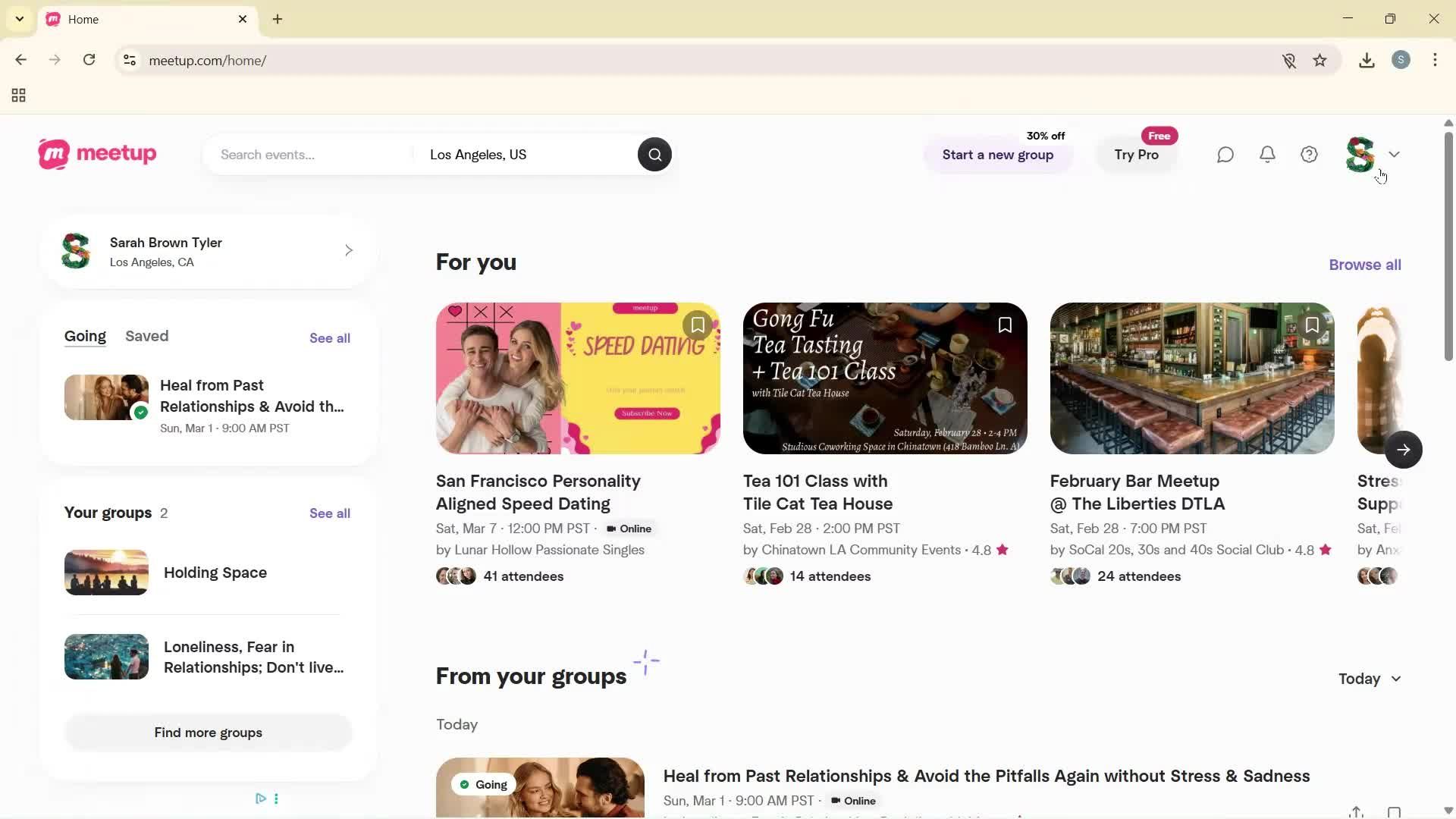 Settings on Meetup video thumbnail