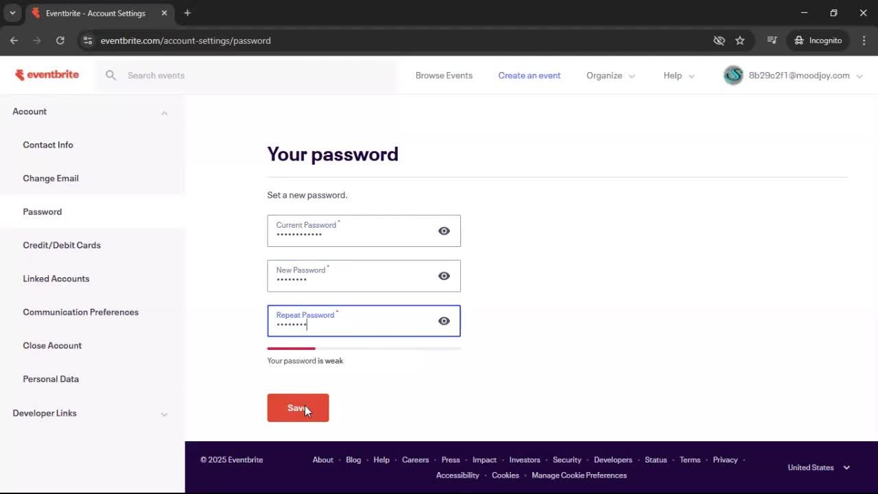Settings screenshot