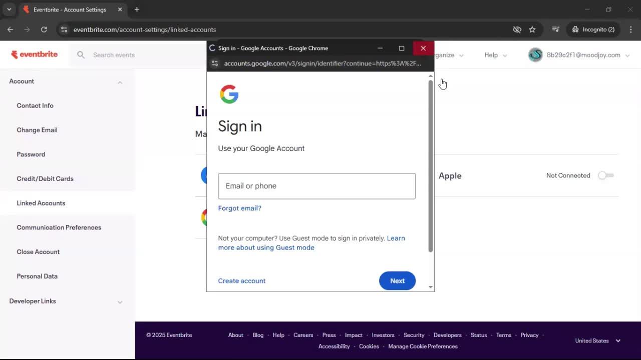 Settings screenshot