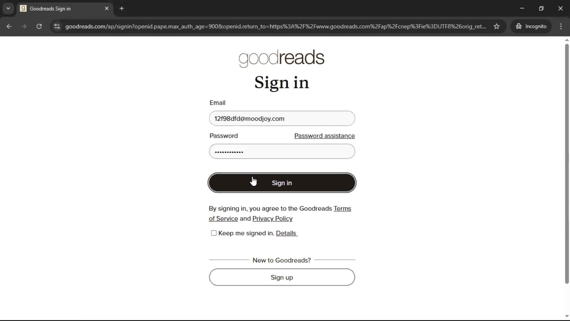 Settings screenshot