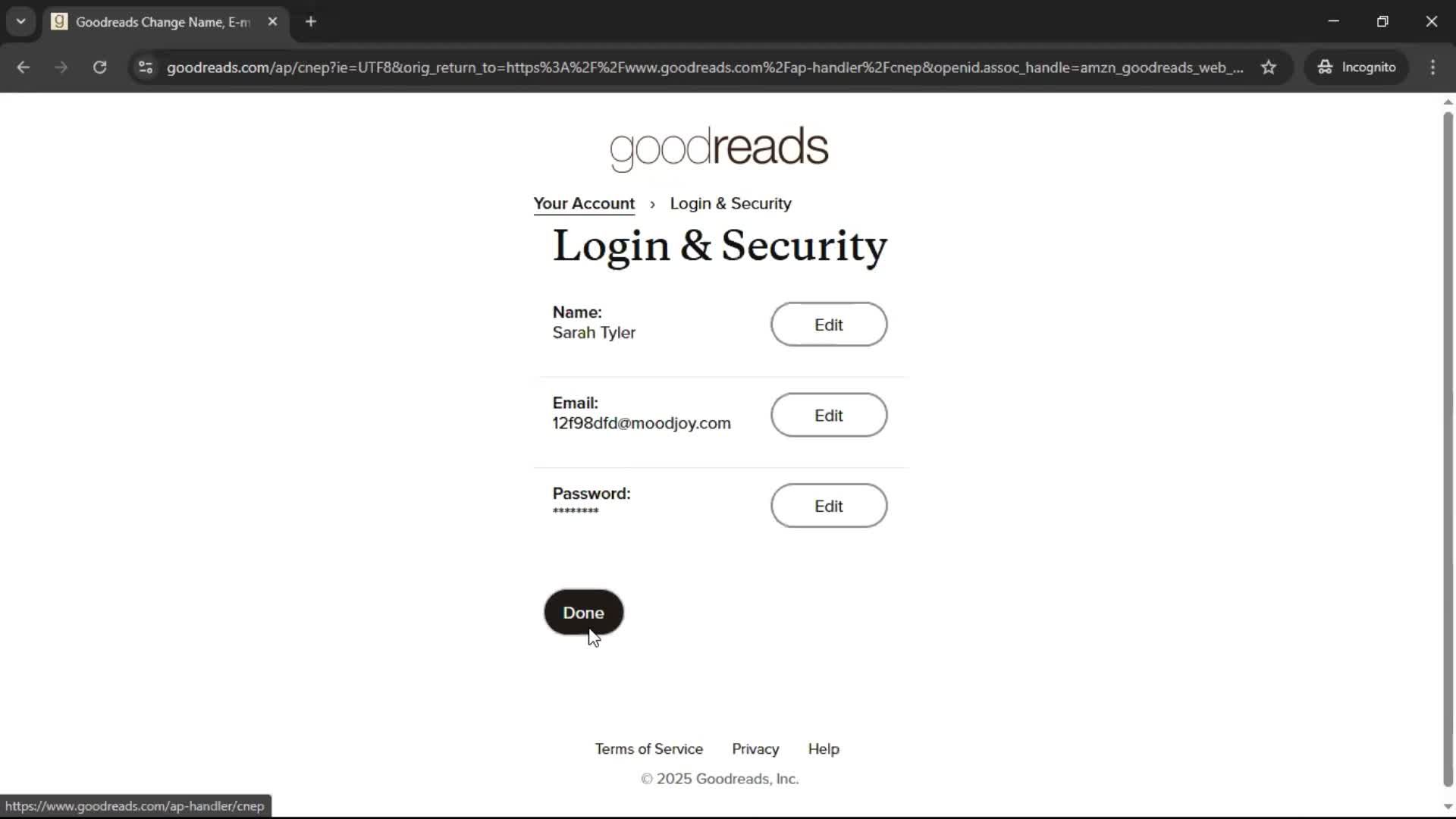 Settings screenshot