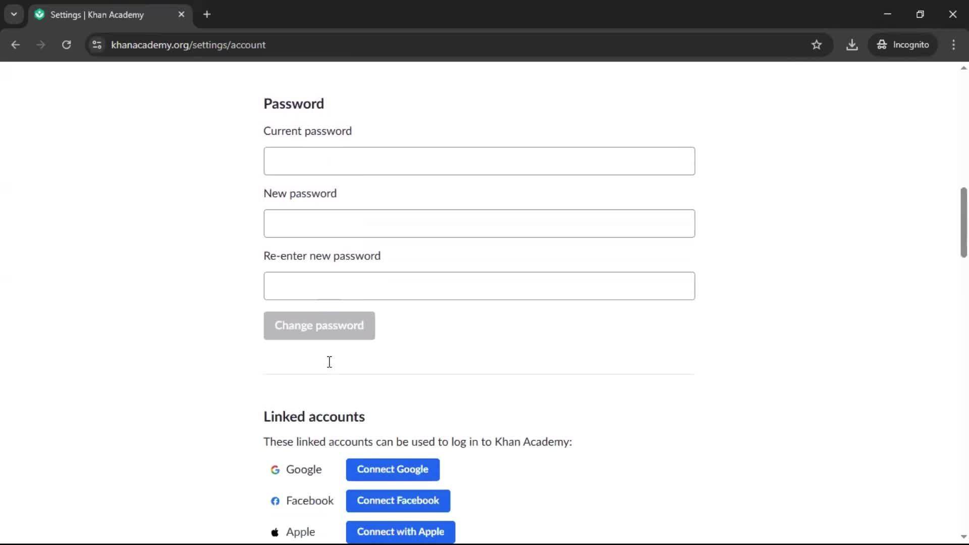 Settings screenshot