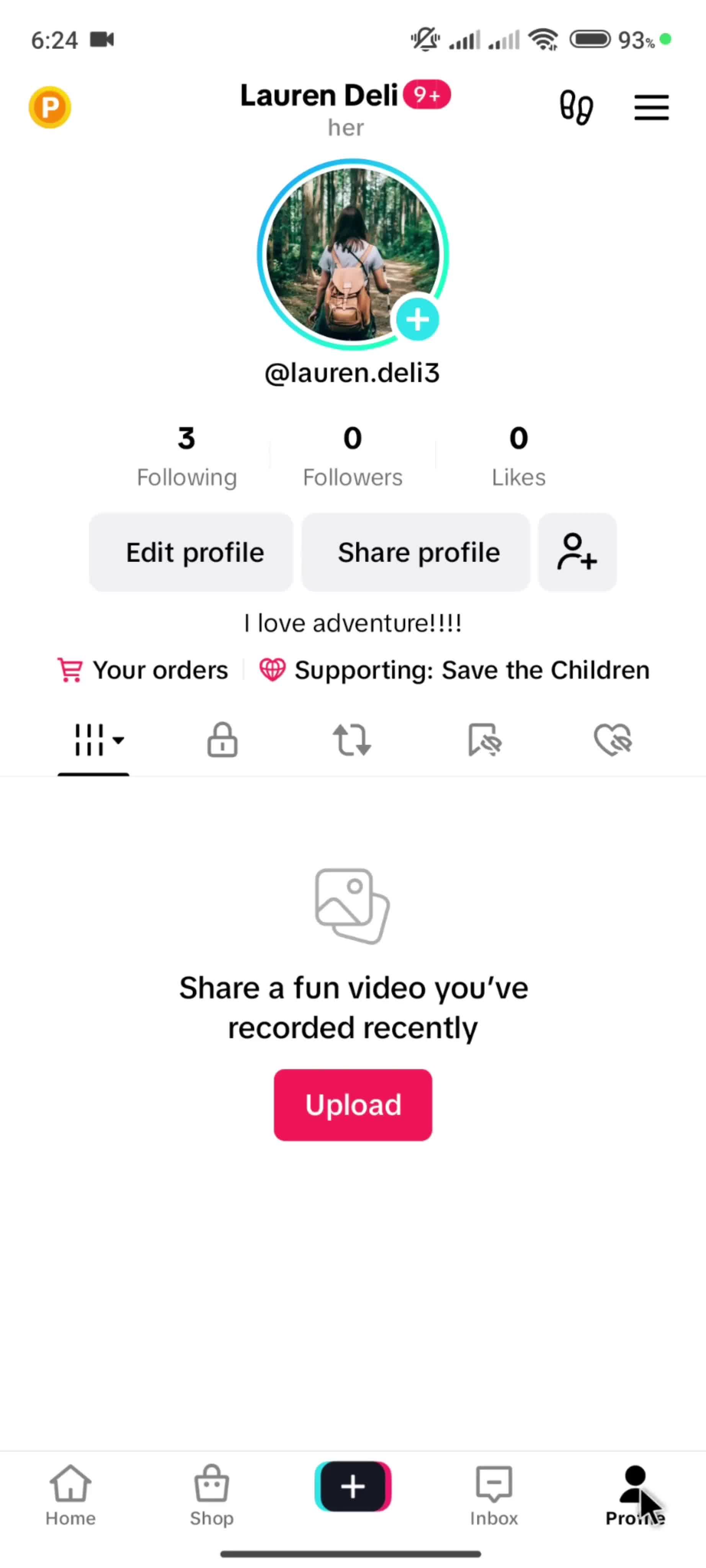 Creating a story on TikTok video thumbnail