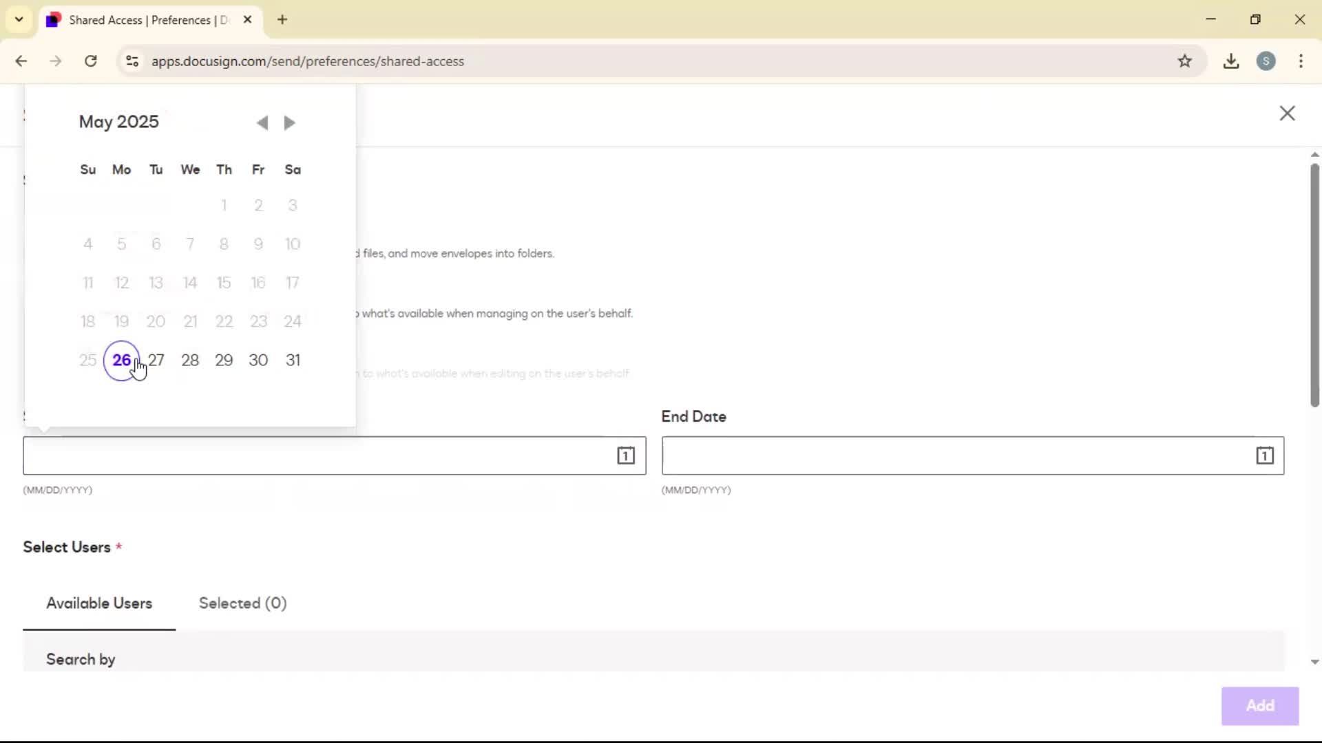 Sharing access on Docusign video thumbnail