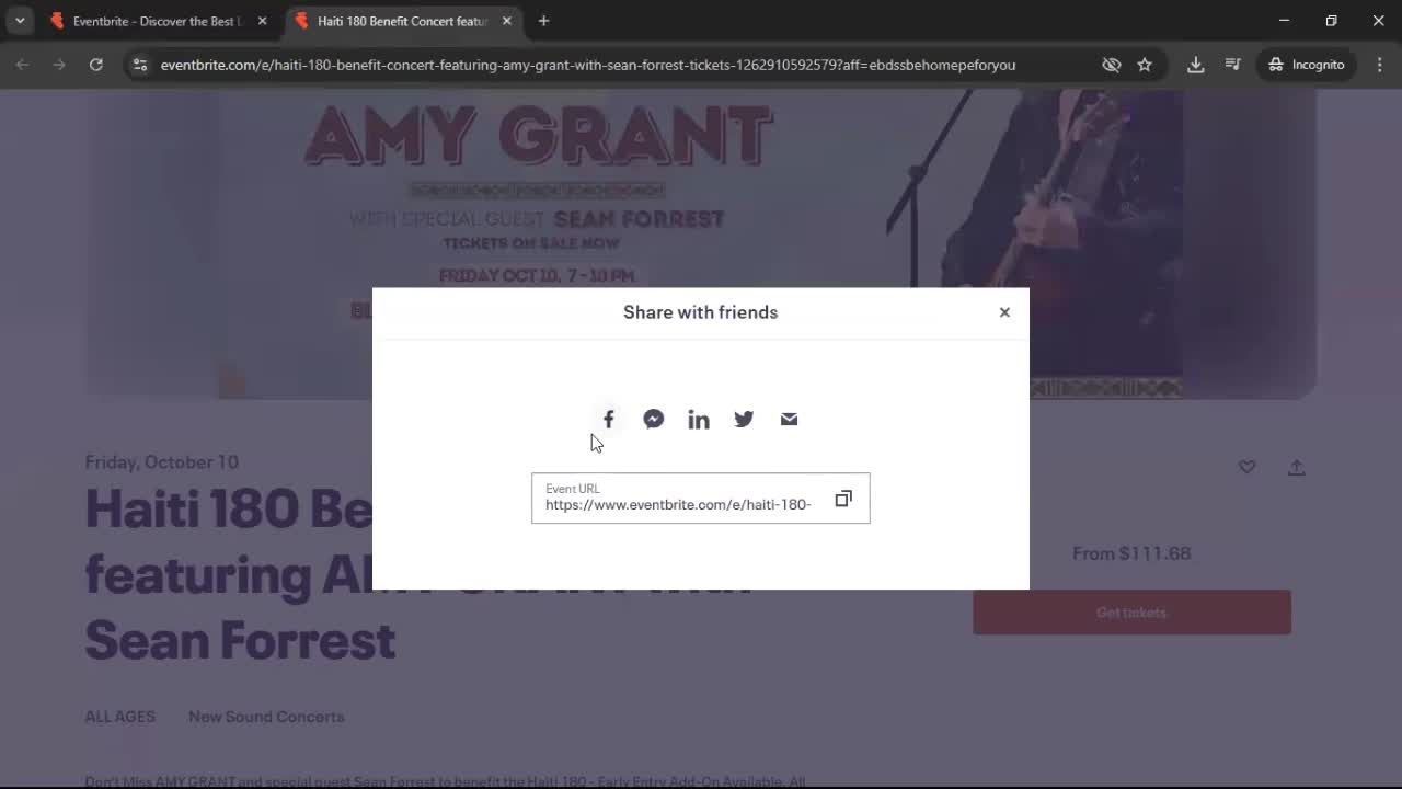 Sharing screenshot