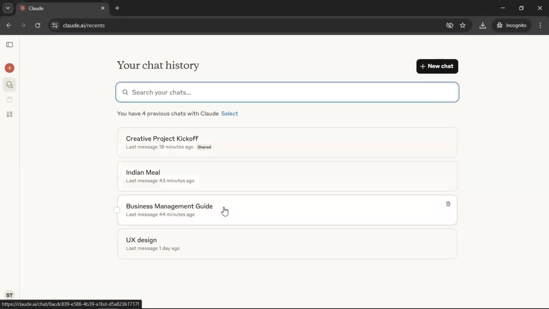 Sharing screenshot
