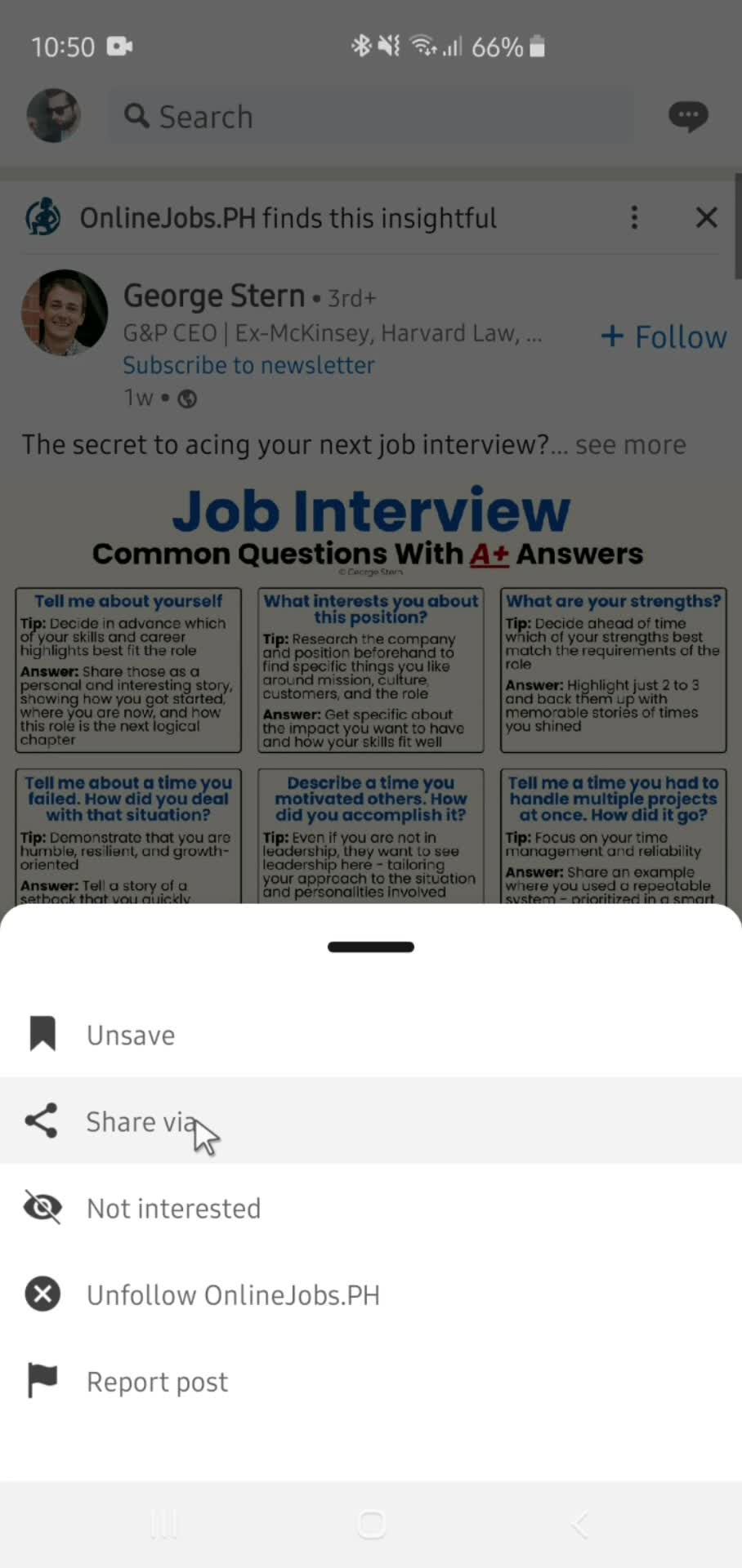 Sharing screenshot