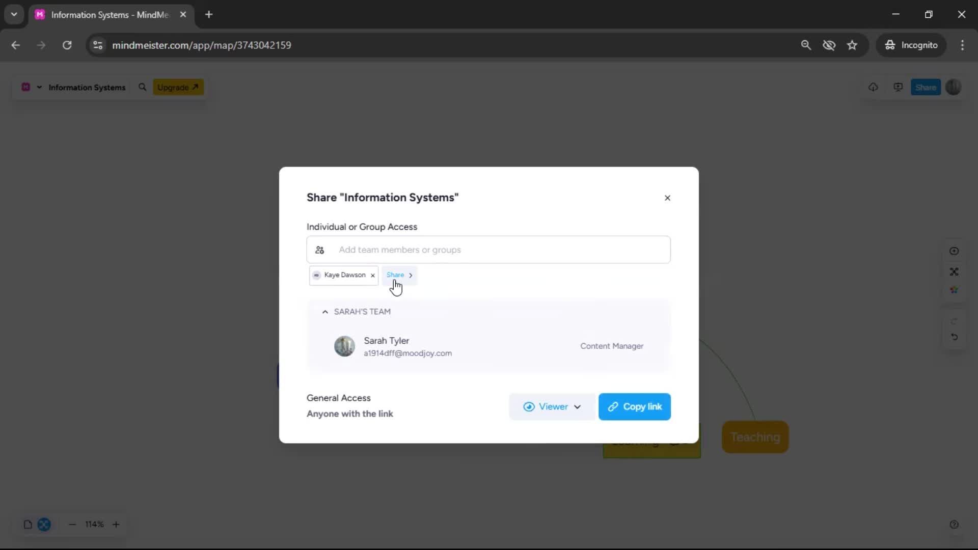 Sharing screenshot