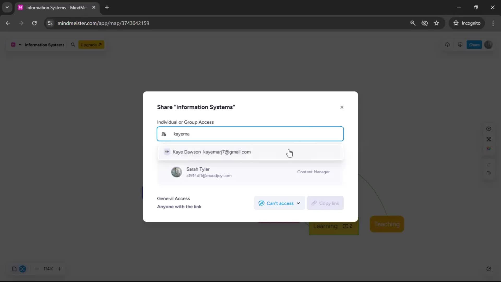 Sharing screenshot
