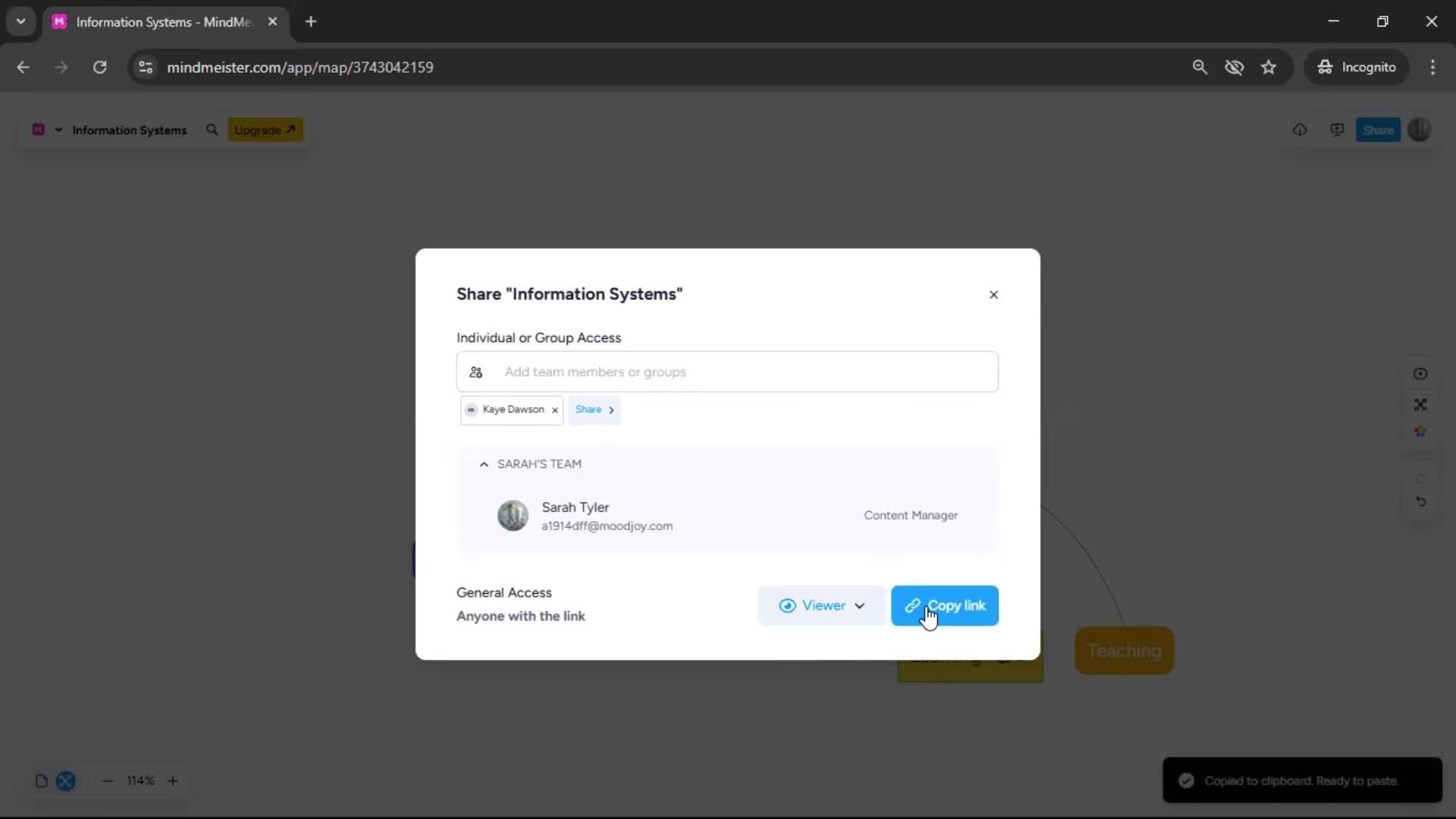 Sharing screenshot