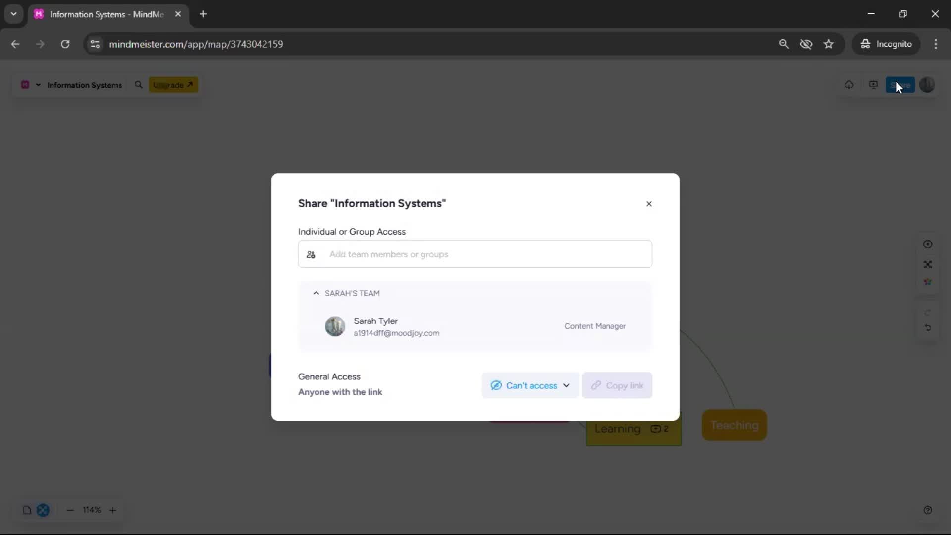 Sharing screenshot