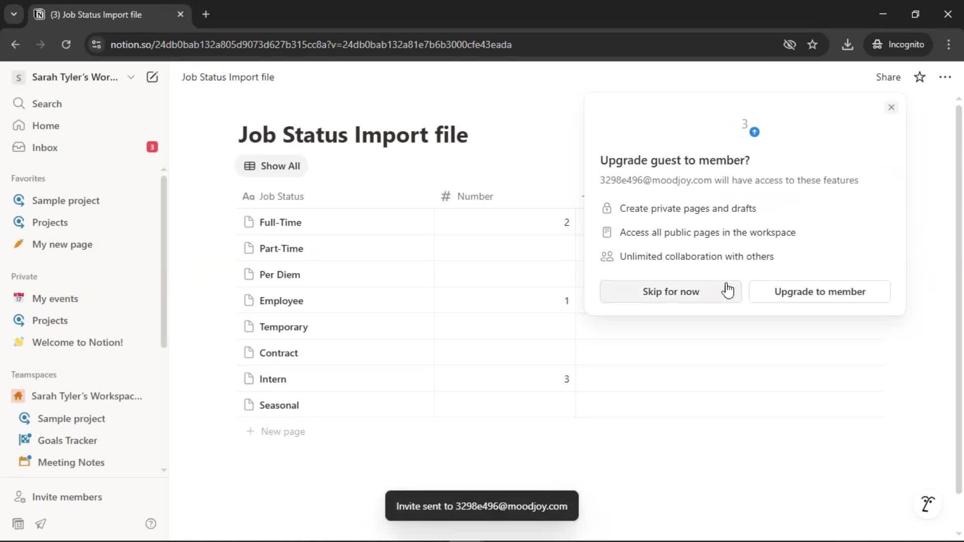 Sharing screenshot