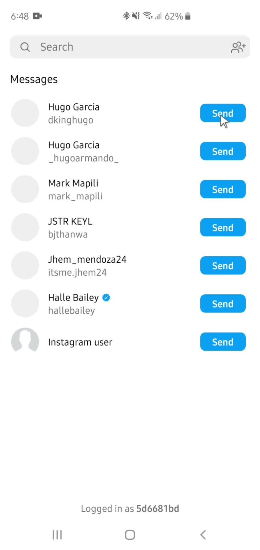 Sharing screenshot