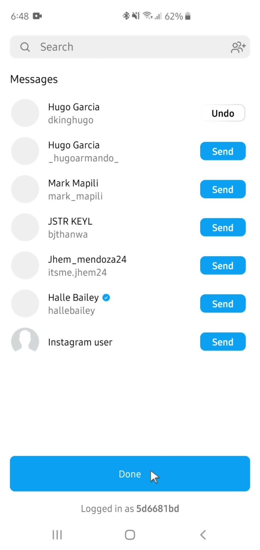 Sharing screenshot