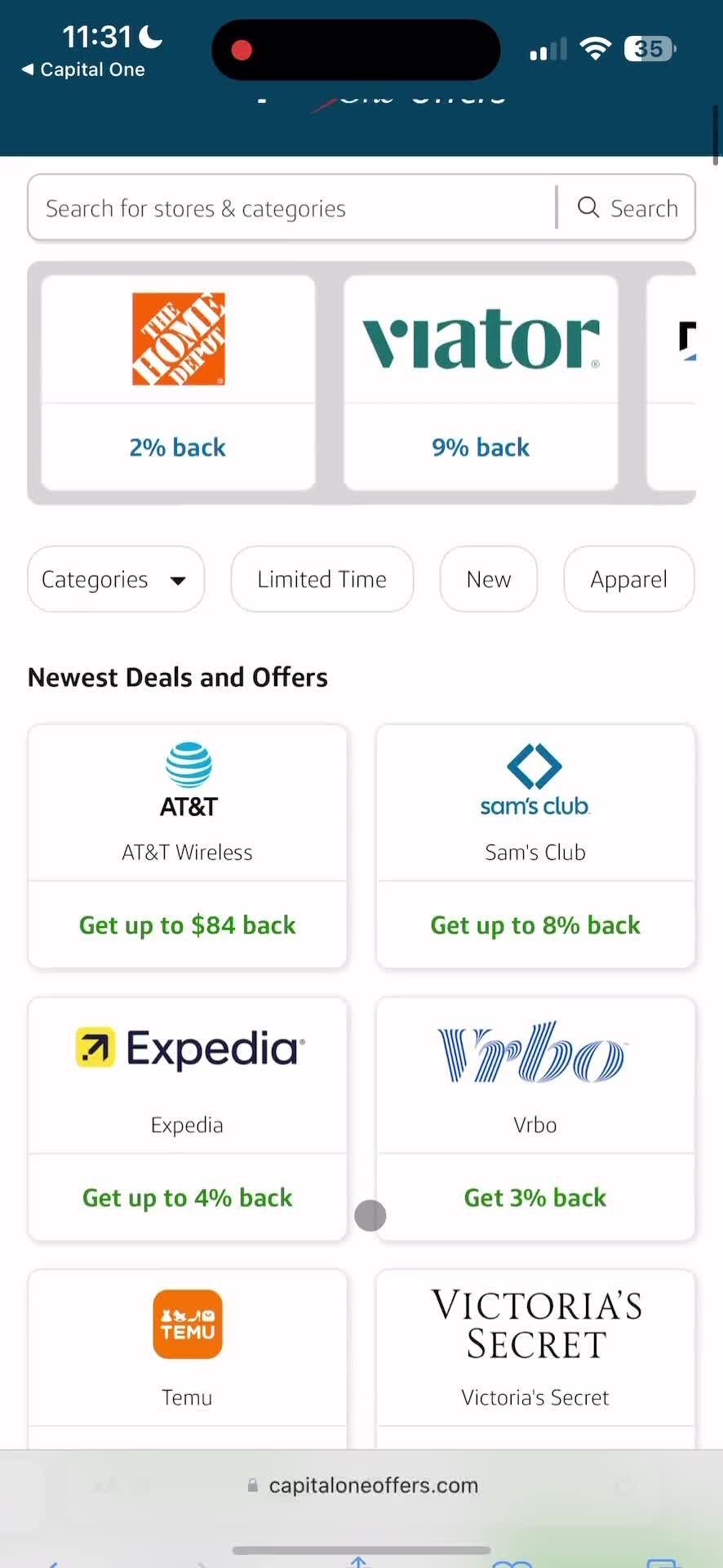 Offers on Capital One video thumbnail