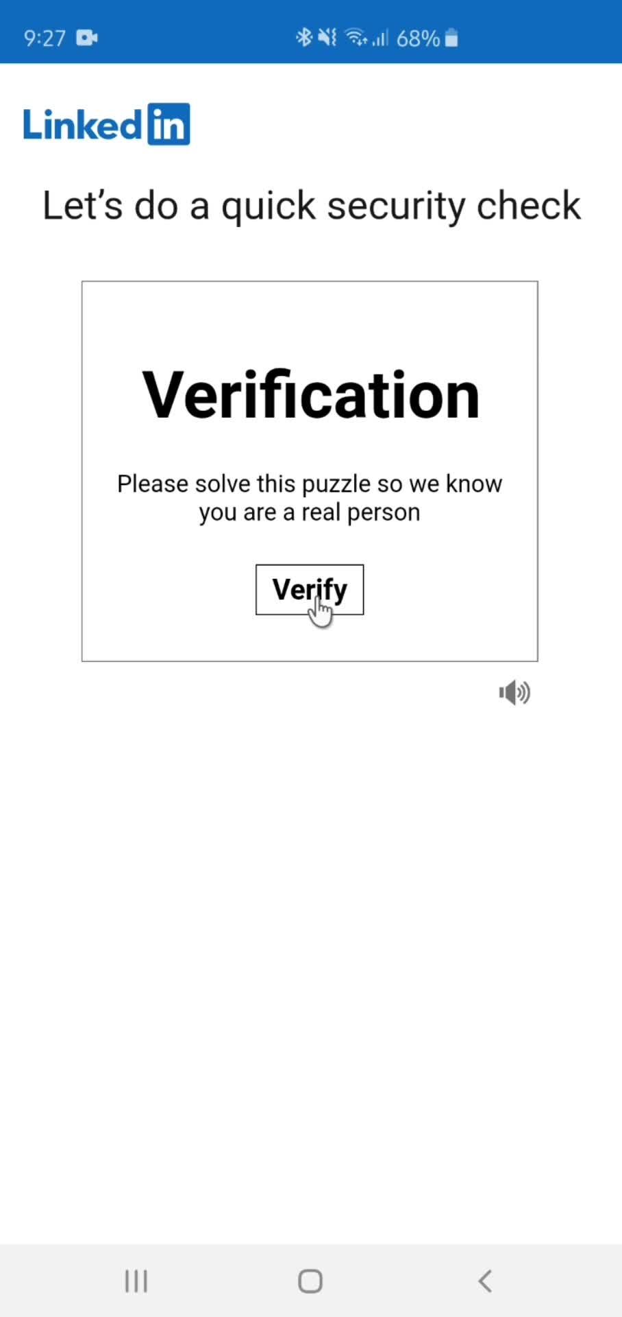 Logging in screenshot