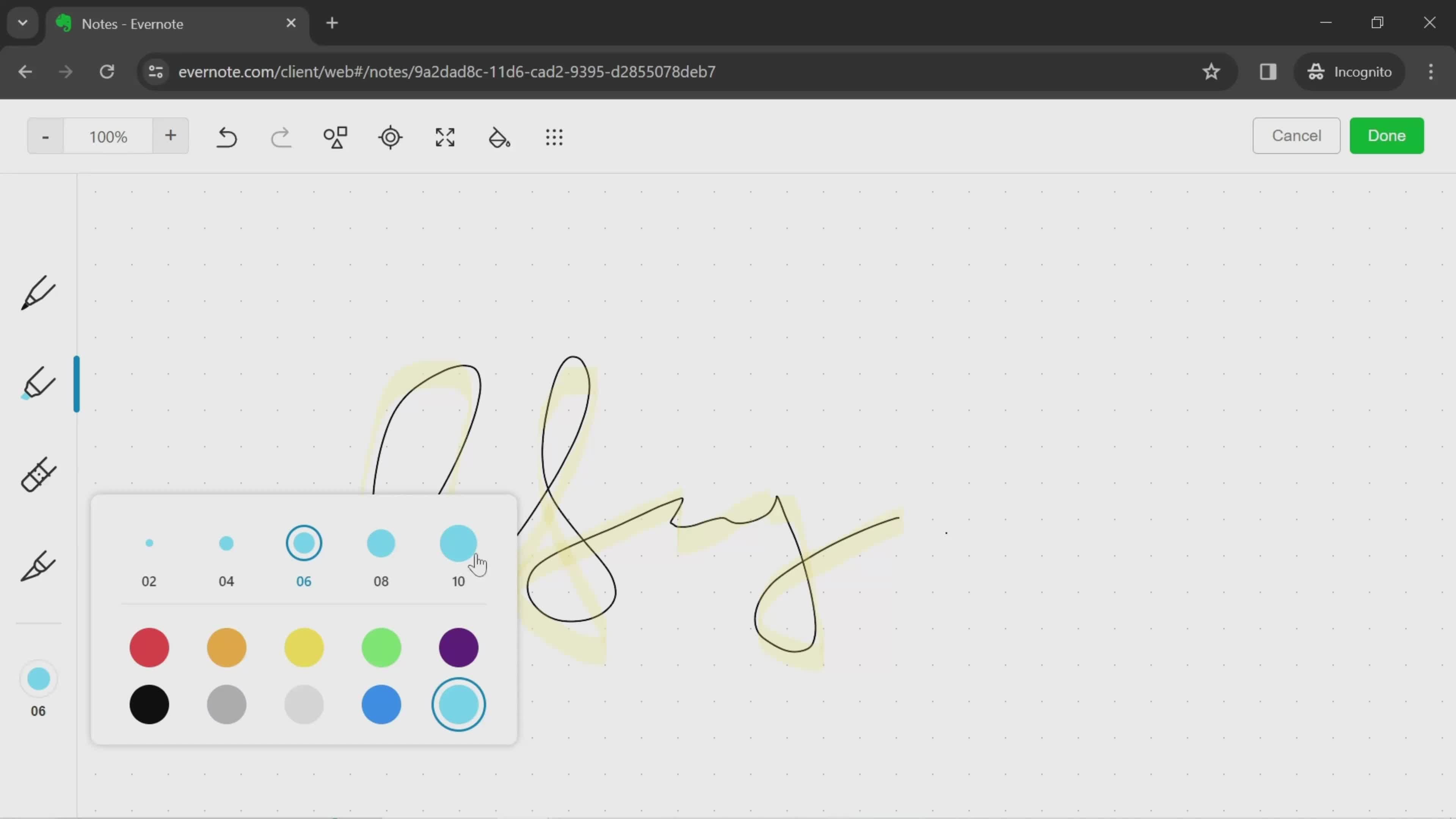 Sketching on Evernote video thumbnail