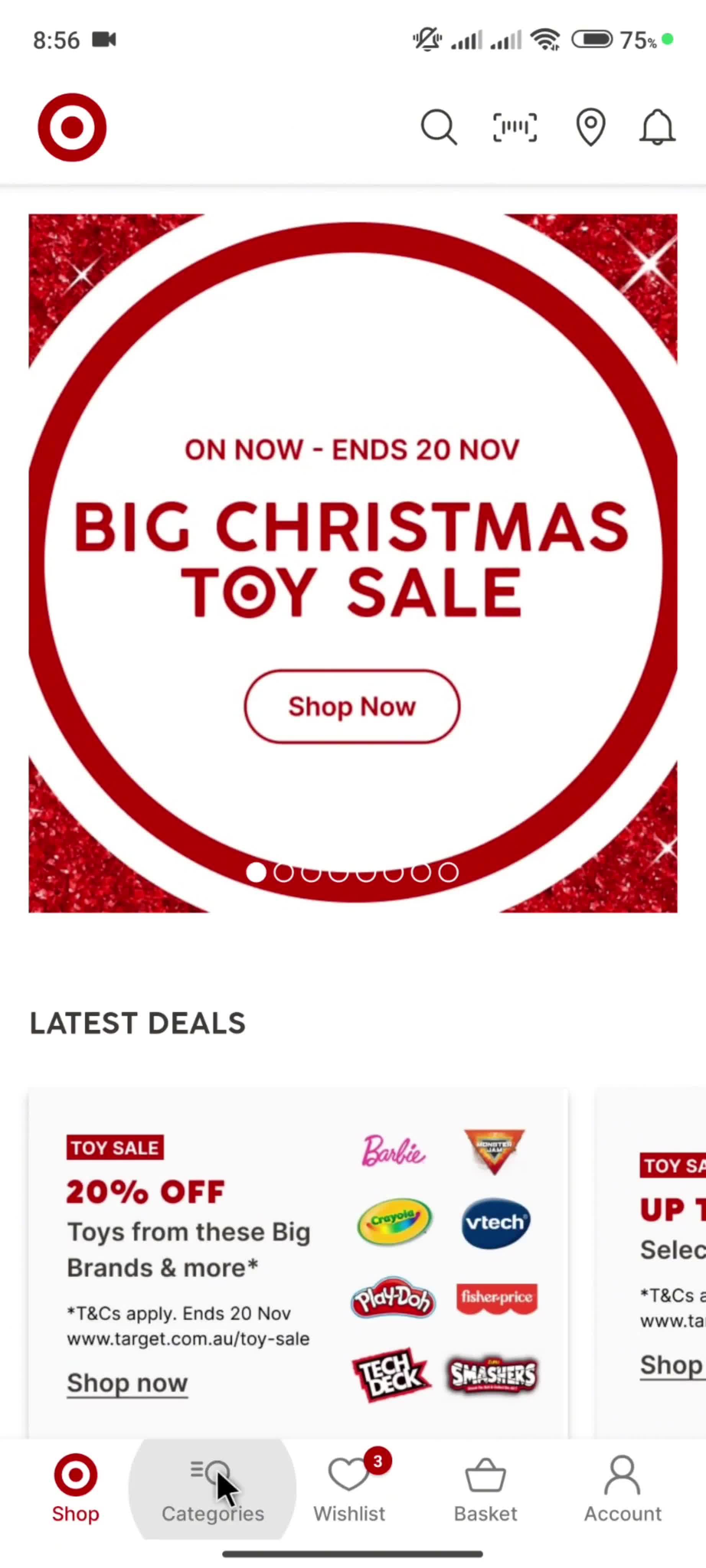 Snapping to shop on Target video thumbnail