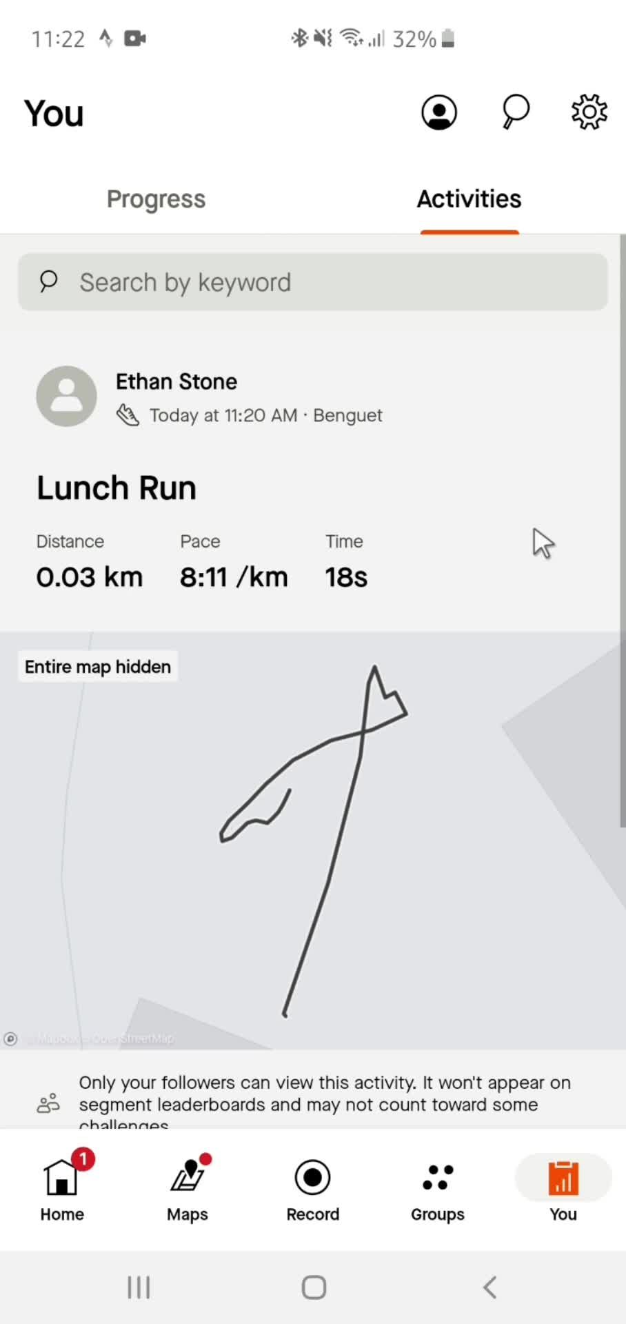 Starting an activity on Strava video thumbnail