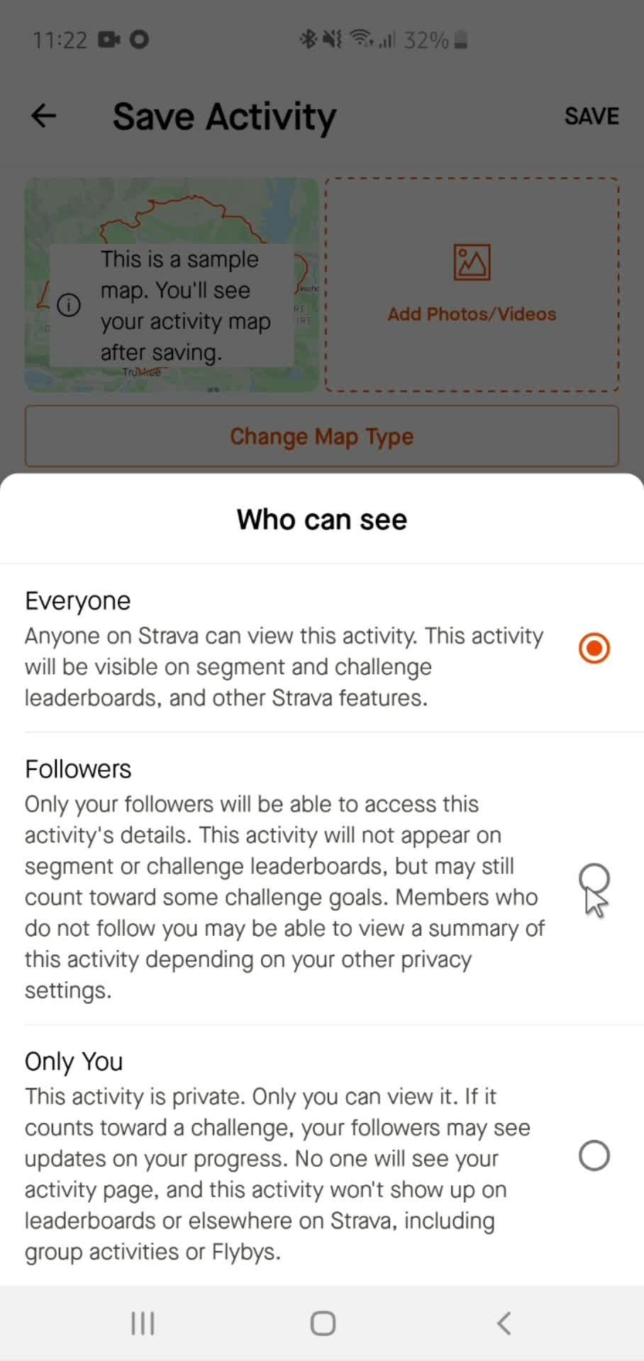 Starting an activity on Strava video thumbnail